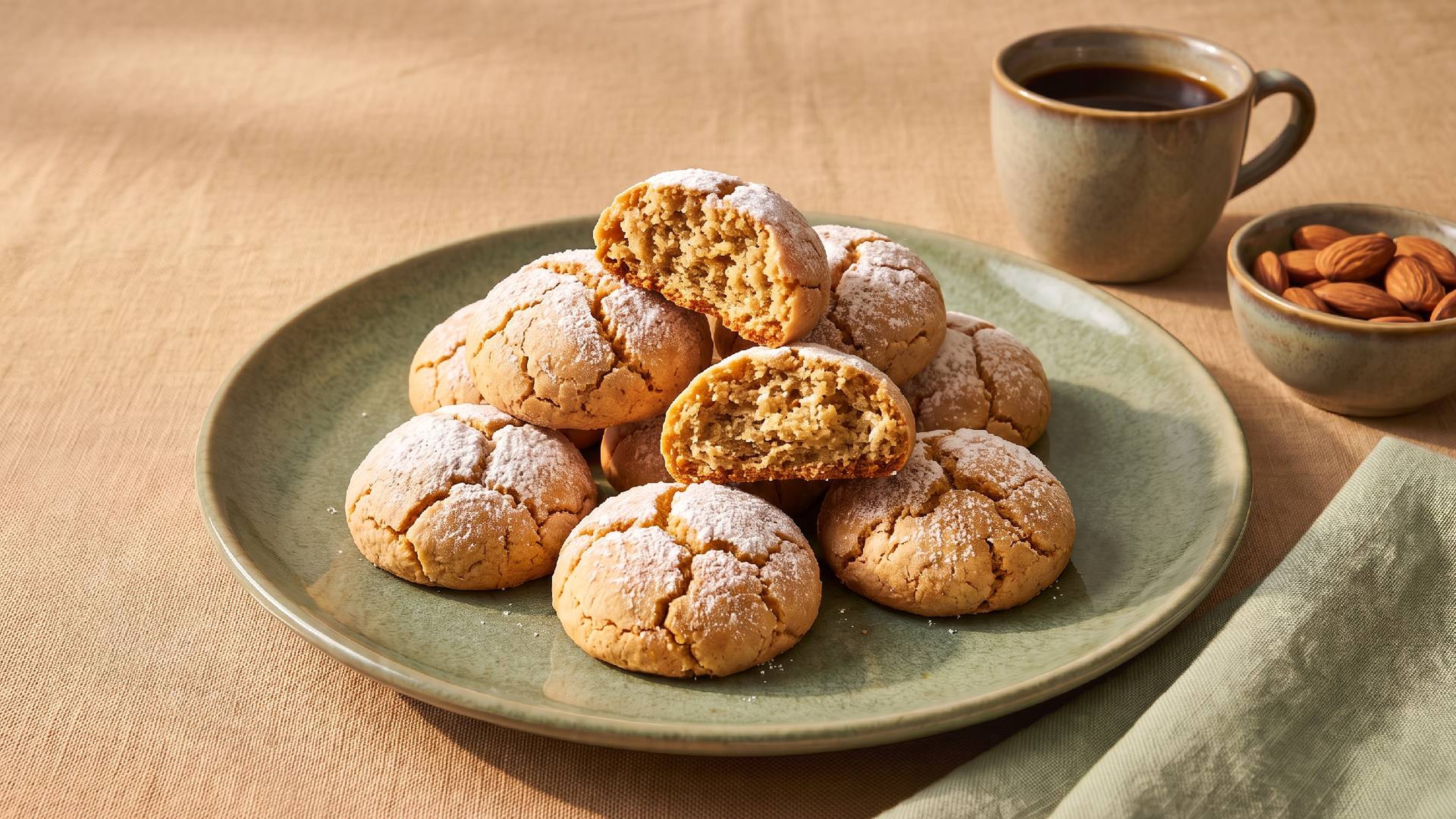 Vegane Amaretti backen: So machst du aus Kichererbsenwasser italienische Mandelkekse
