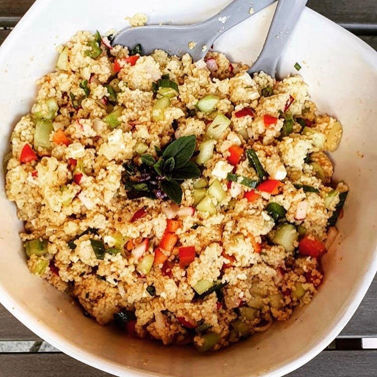 Frischer Couscoussalat | Rezept | Kitchen Stories