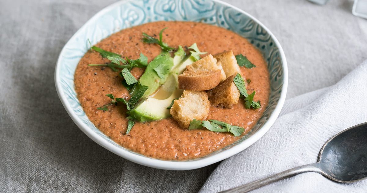 Tomaten-Wassermelonen-Gazpacho | Rezept | Kitchen Stories