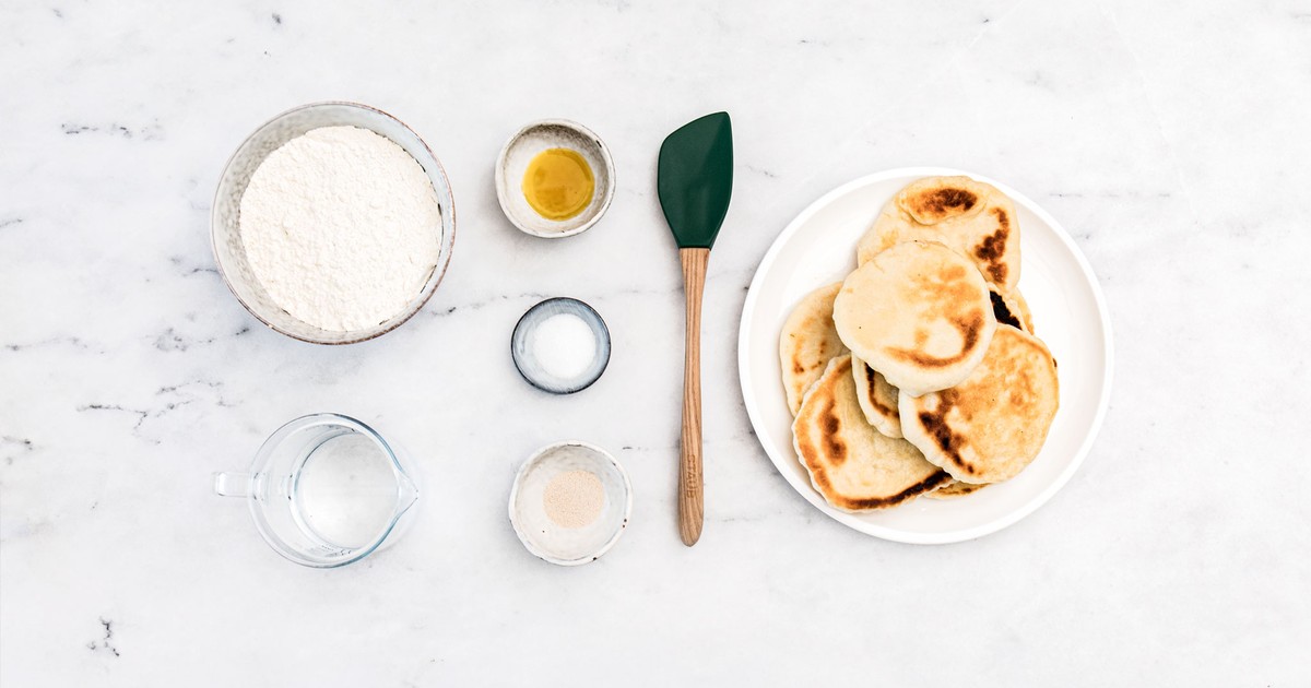 Homemade pita bread | Recipe | Kitchen Stories