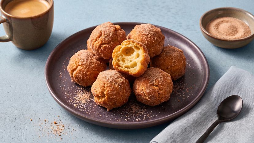 Knusprige Churro-Bällchen aus dem Airfryer