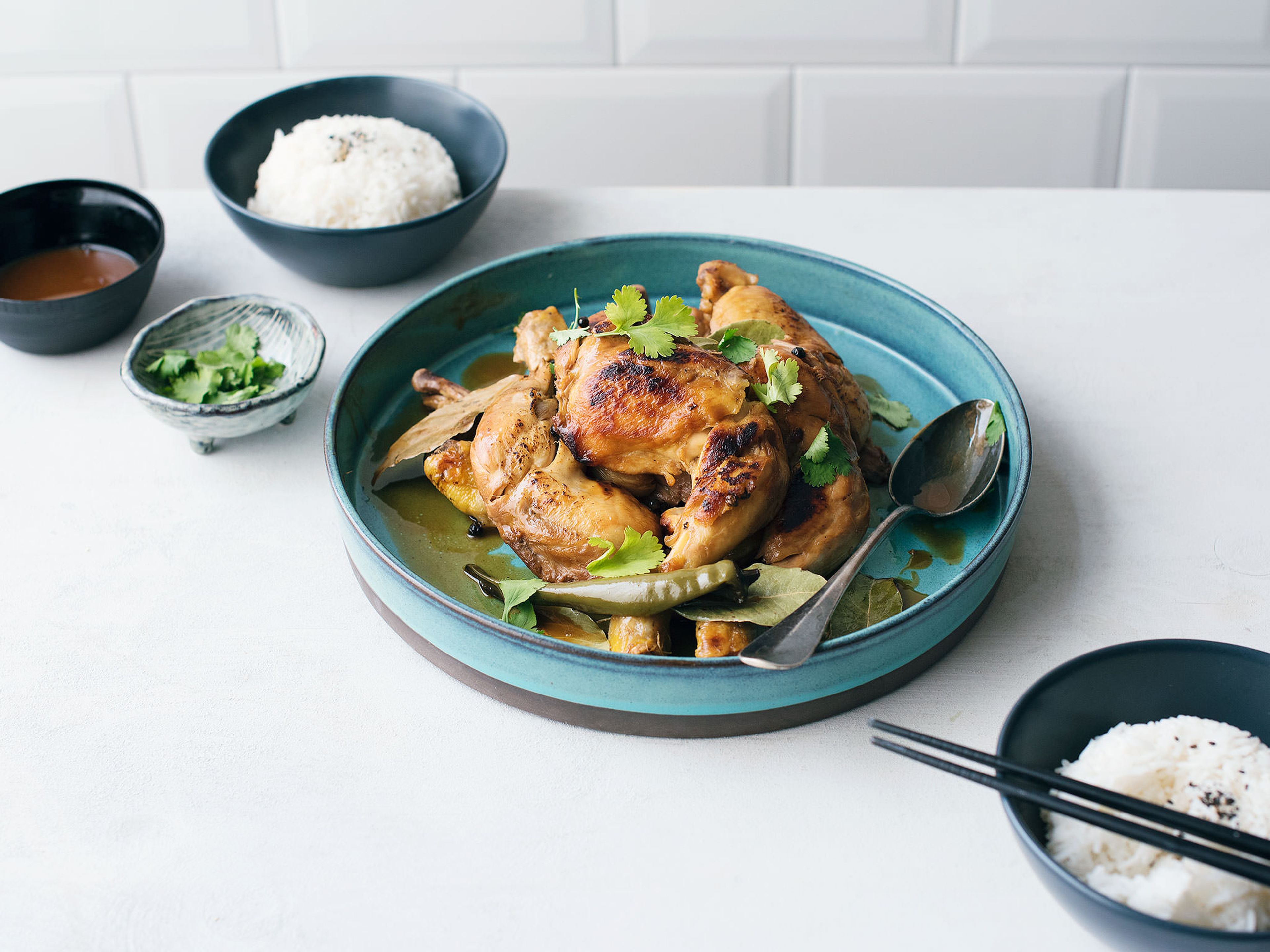Slow-cooker Filipino chicken adobo
