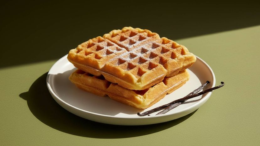 Fluffige Vanille-Joghurt-Waffeln für das perfekte Frühstück