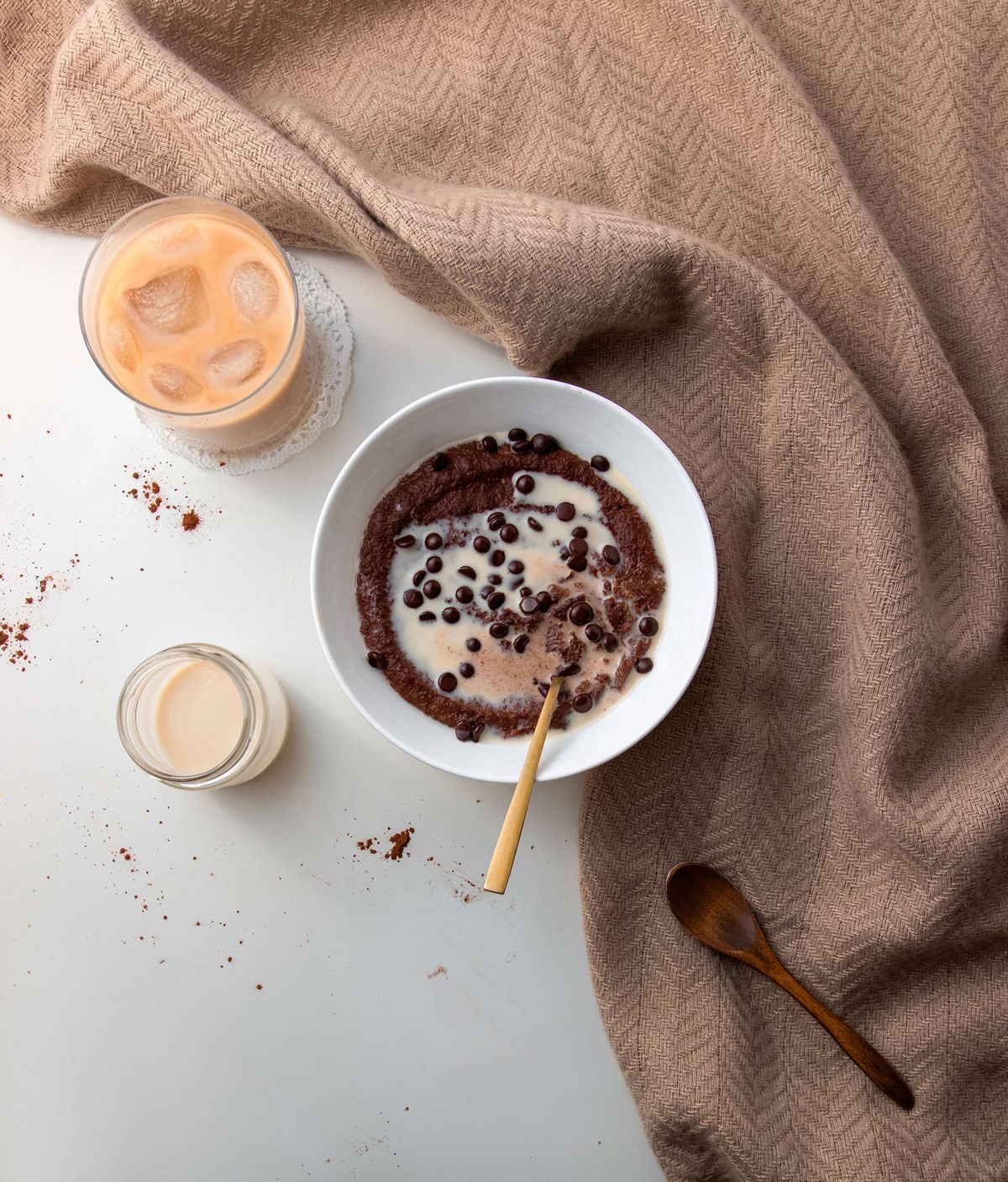 Chocolate polenta porridge | Recipe | Kitchen Stories