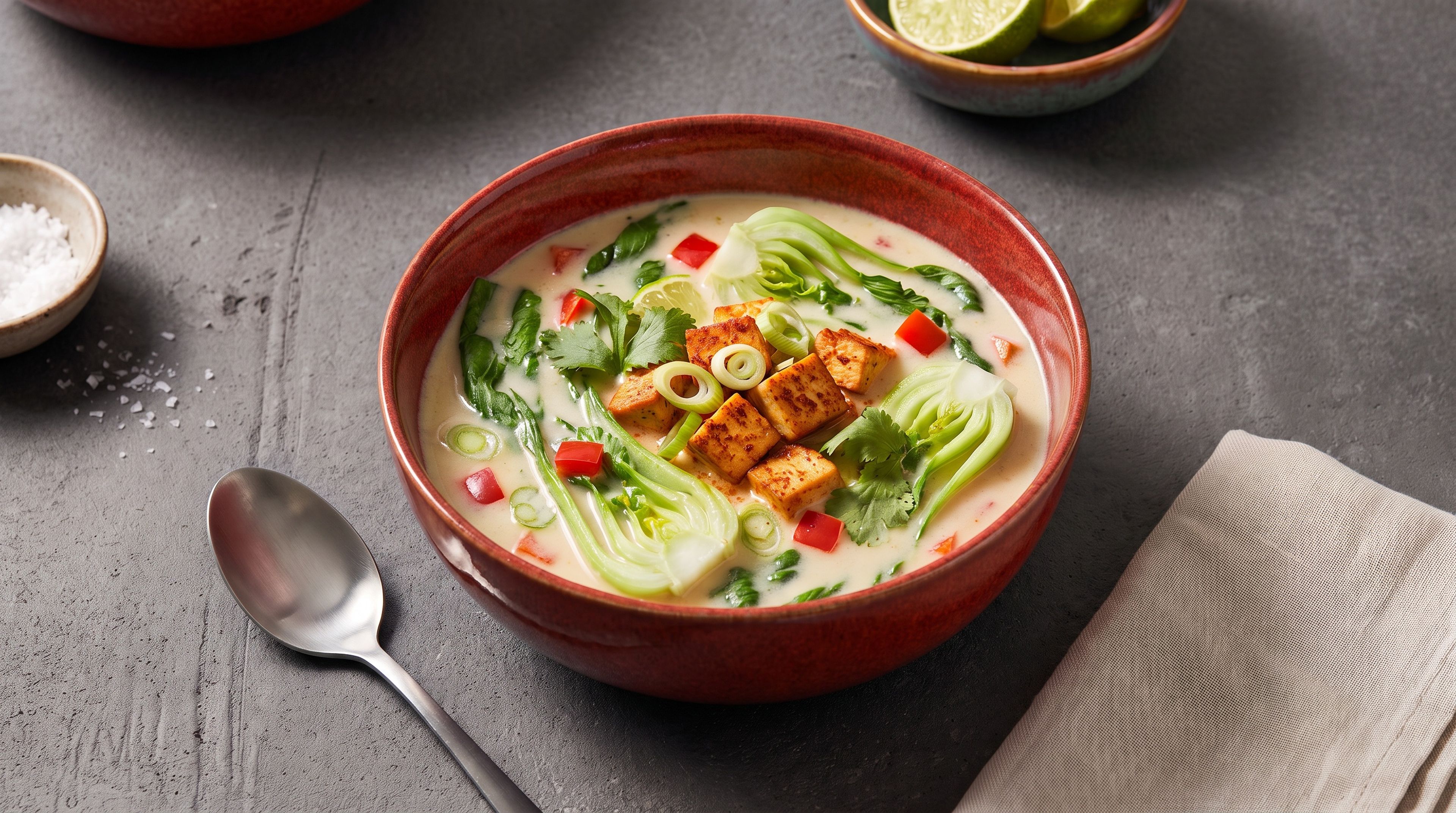 Entdecke deine neue Lieblingssuppe mit Pak Choi und Kokosmilch