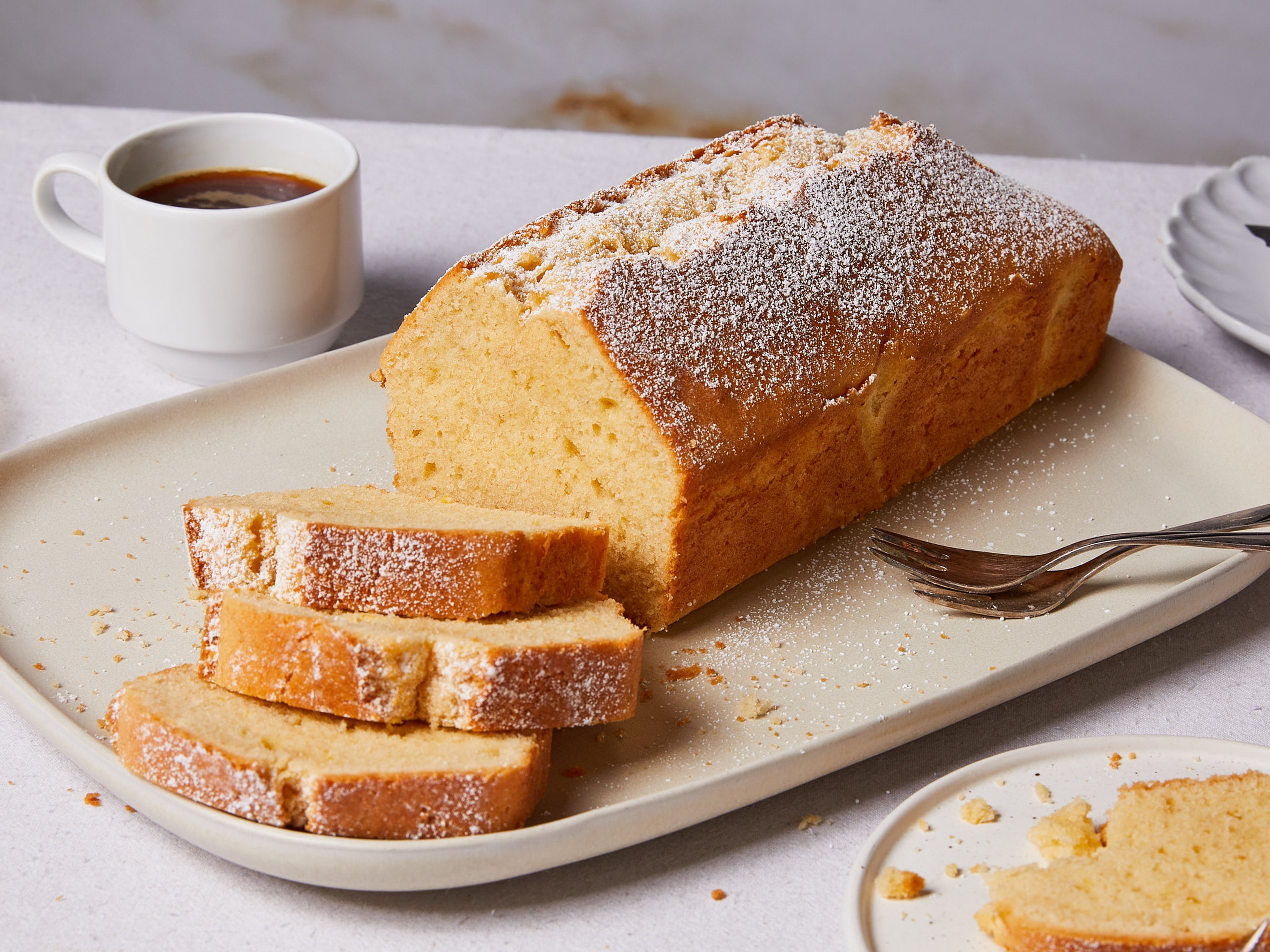 Perfectly fluffy classic pound cake