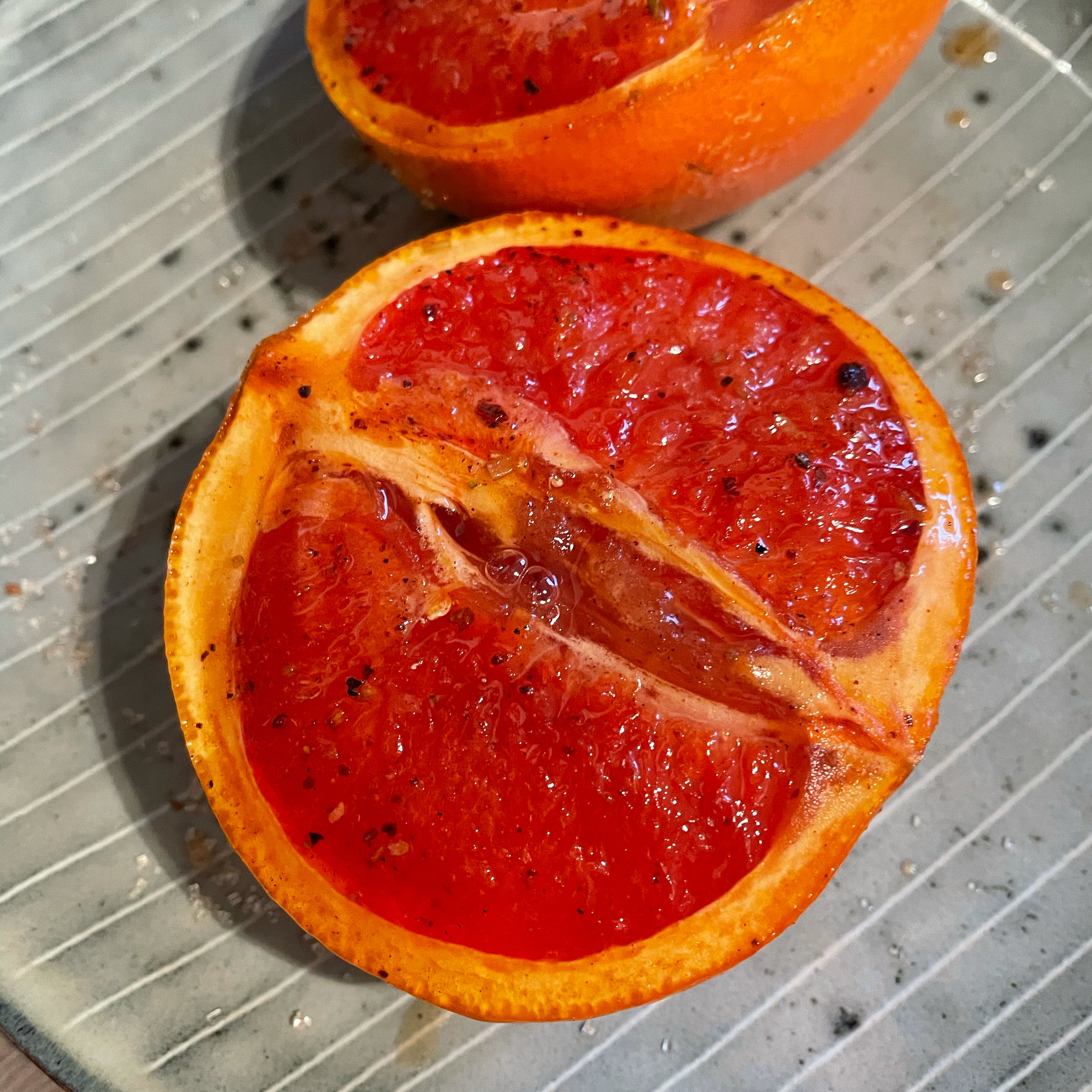 Gebratene Grapefruit mit 5-Spice