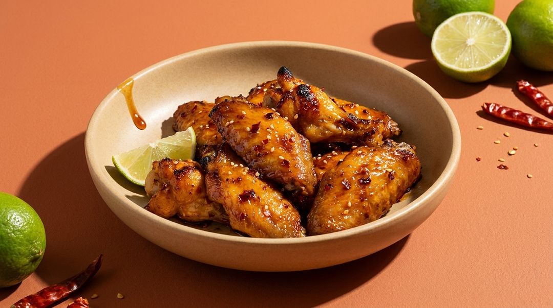 Ein Airfryer macht diese Chili-Limetten-Wings atemberaubend