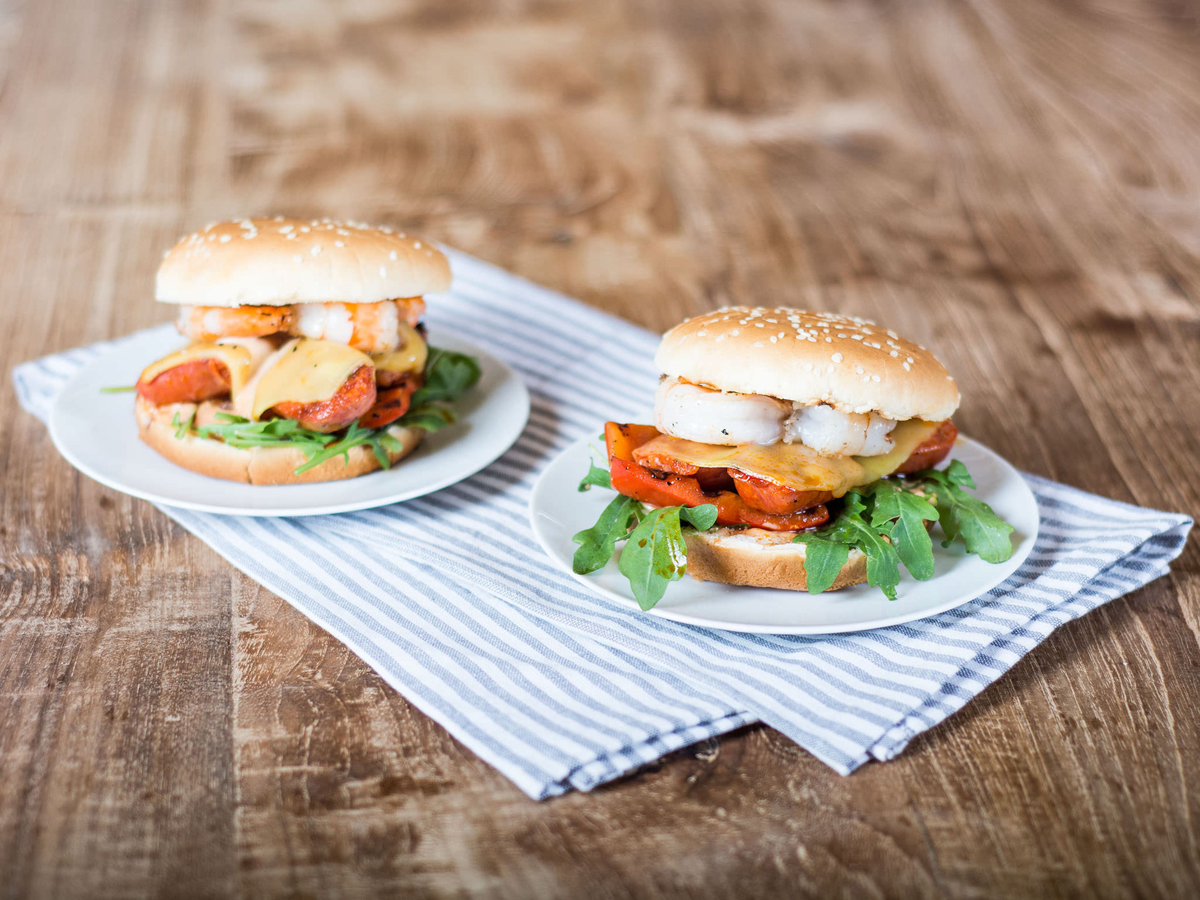 Chorizo-Scampi-Burger