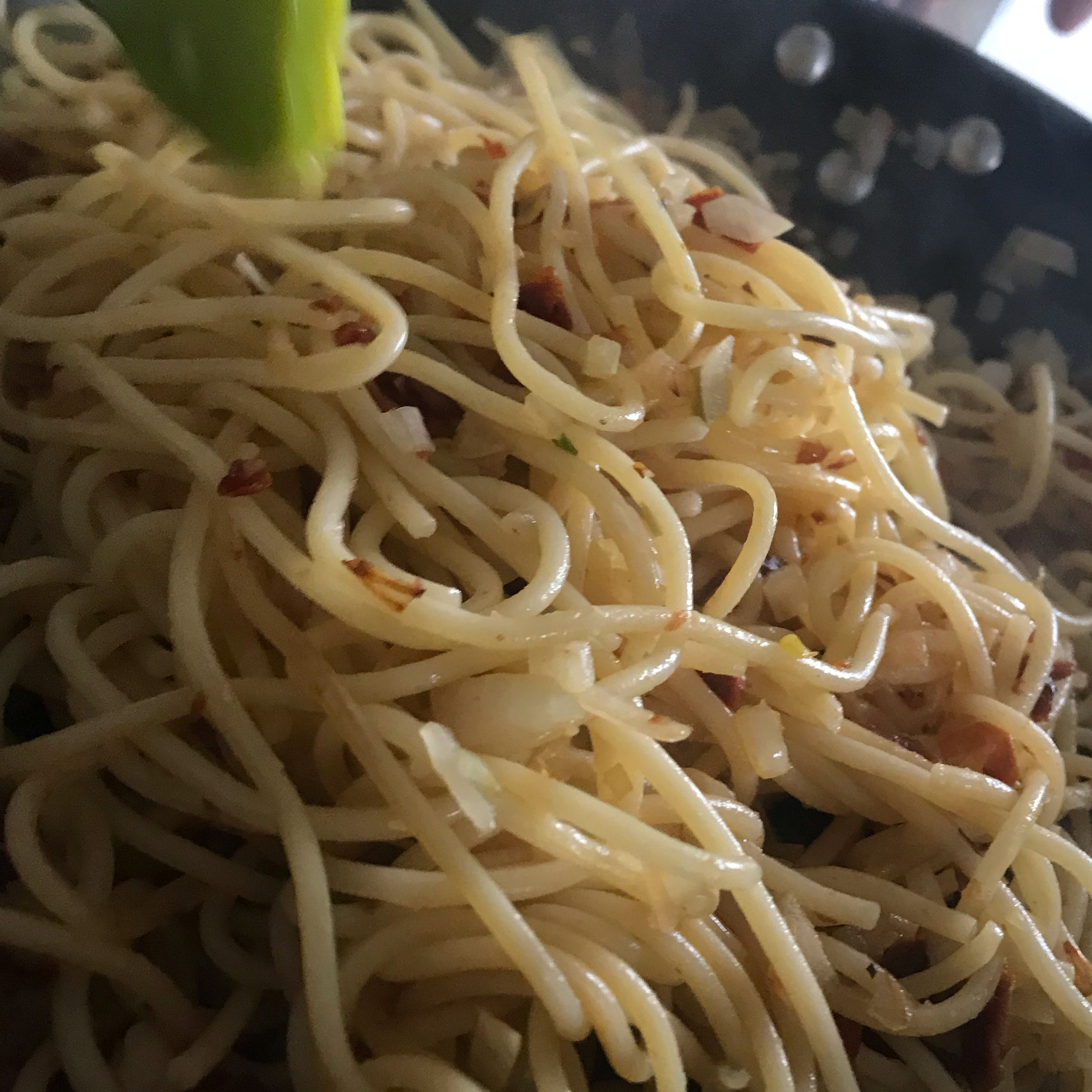 Add pasta to the pan fry 1-2 minutes