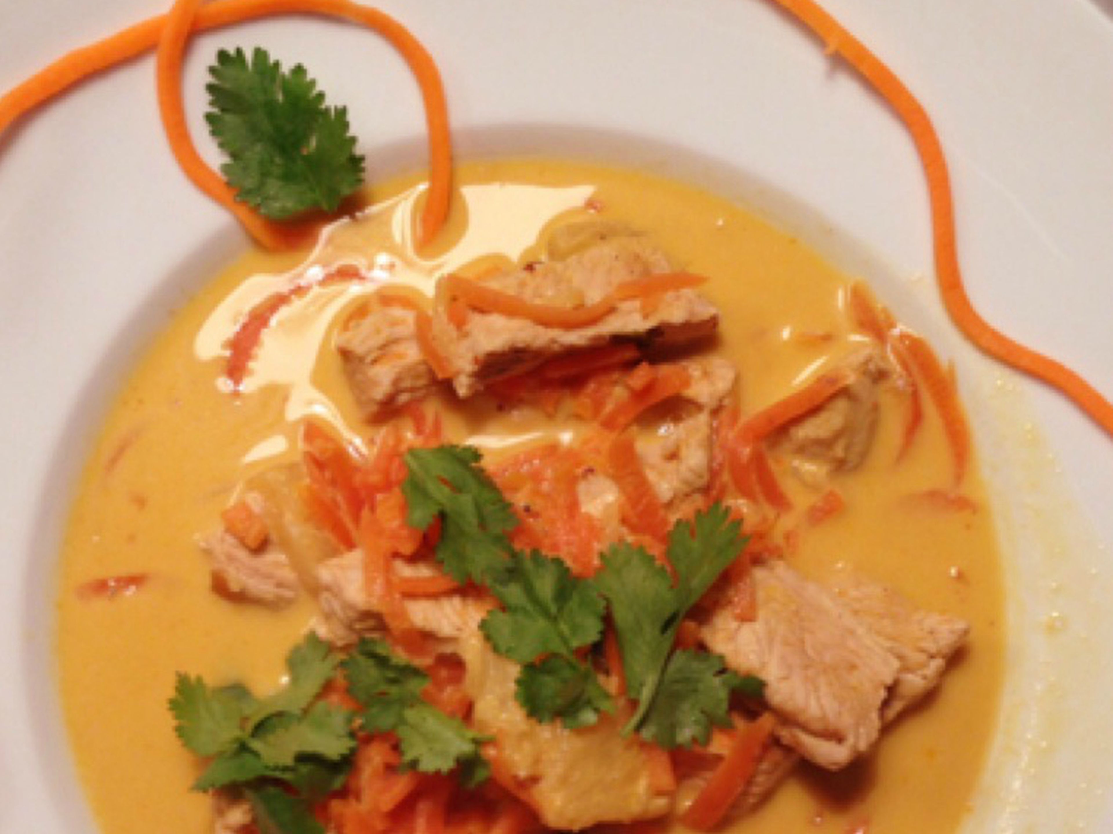 Karotten-Curry-Eintopf mit Putenbrust