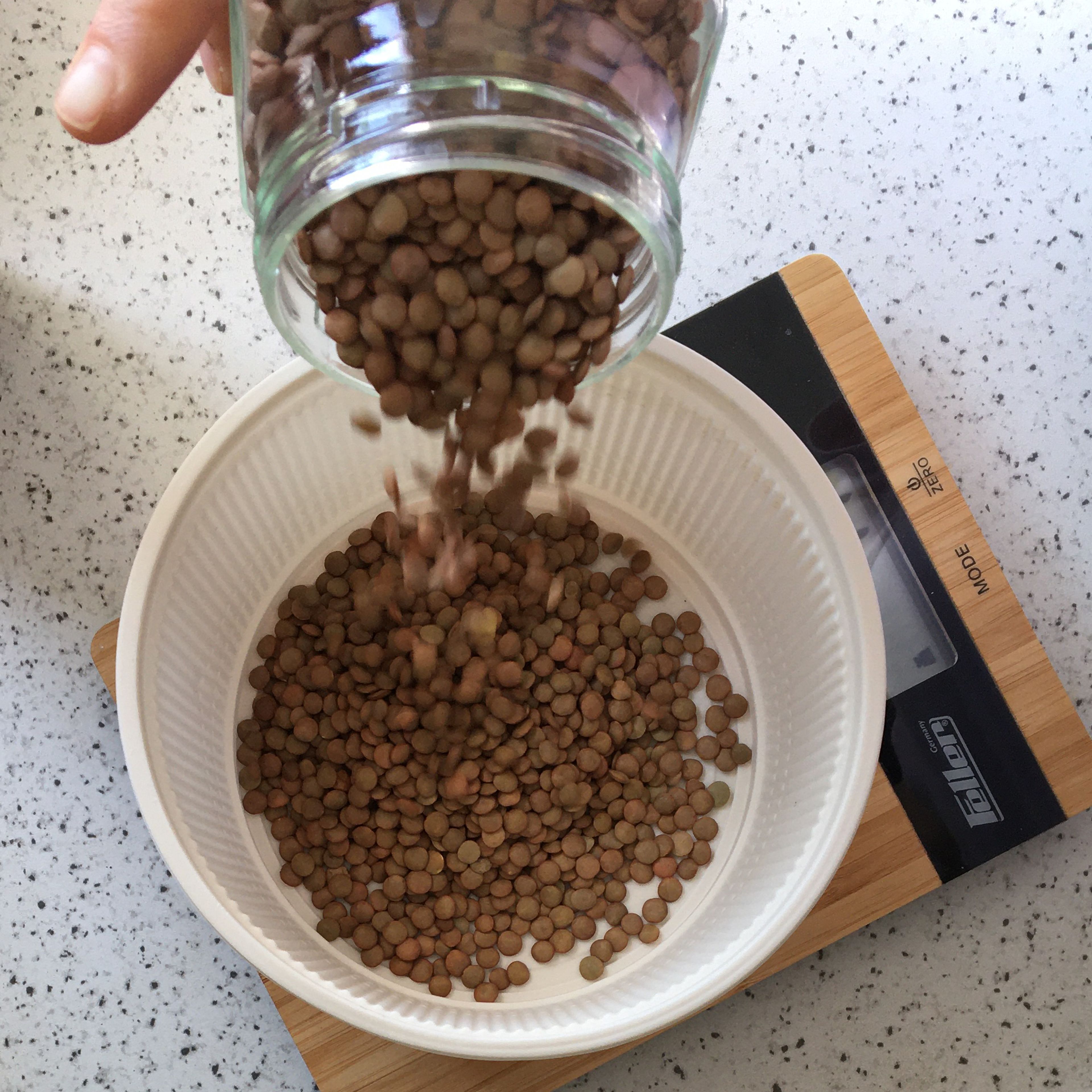 Wash the lentils and soak in cold water for at least two hours. Then rinse and add to a pot with enough water to cook. It differs from “lentil to lentil” and also “region to region” but they will need at least about 45-60 min to cook completely.