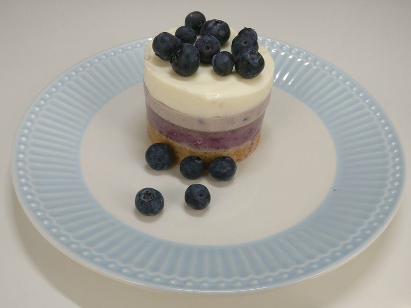 Mini-Blaubeer-Cheesecakes ohne Backen