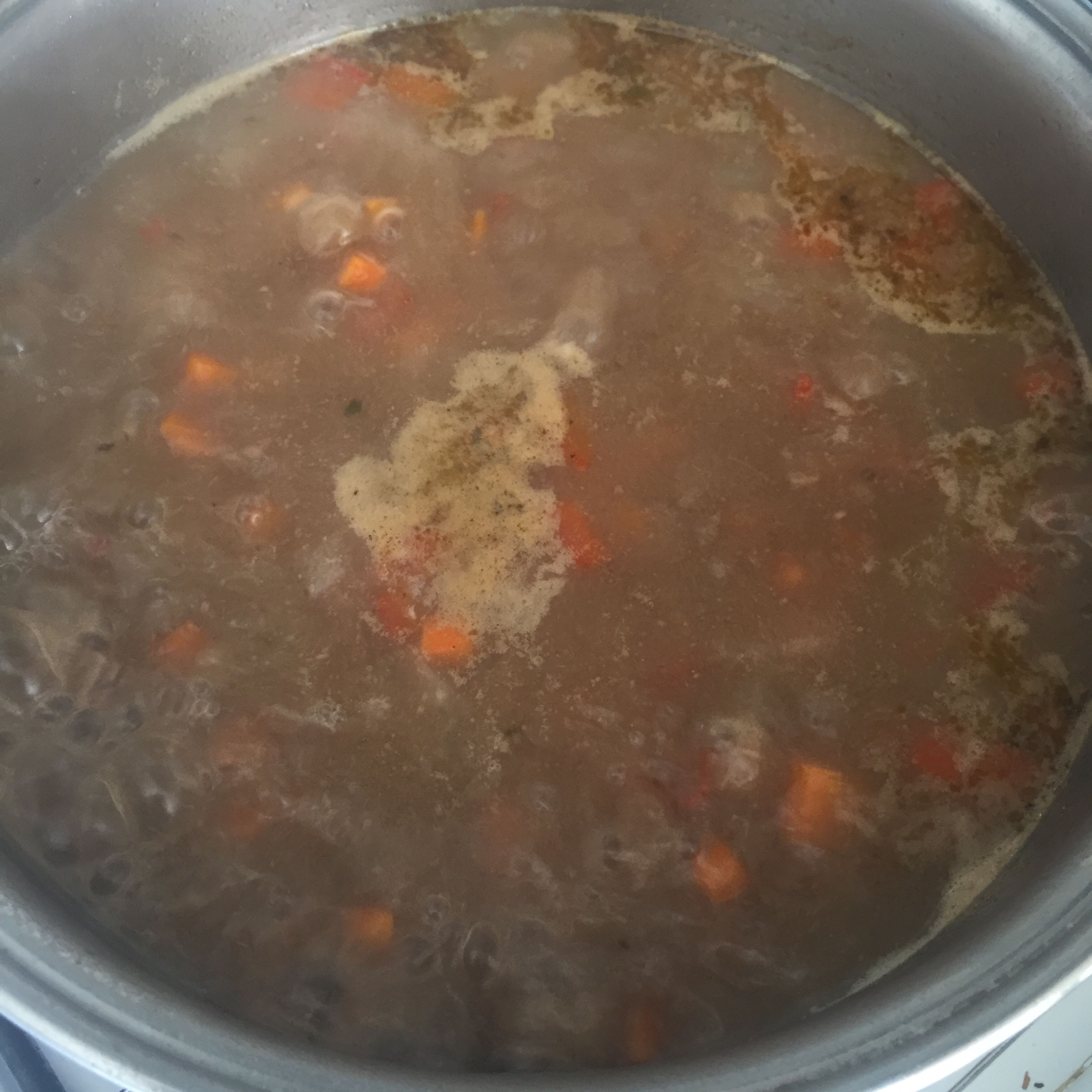 Allow sauce to boil for about 15 minutes, or until carrots are soft.