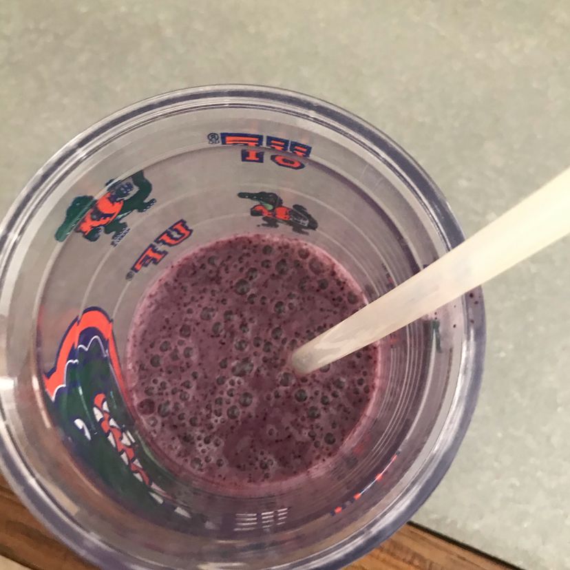 Blueberry smoothie