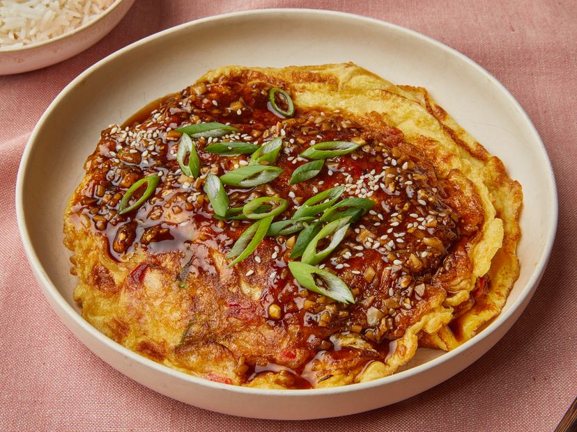 Chinese sweet and sour omelette