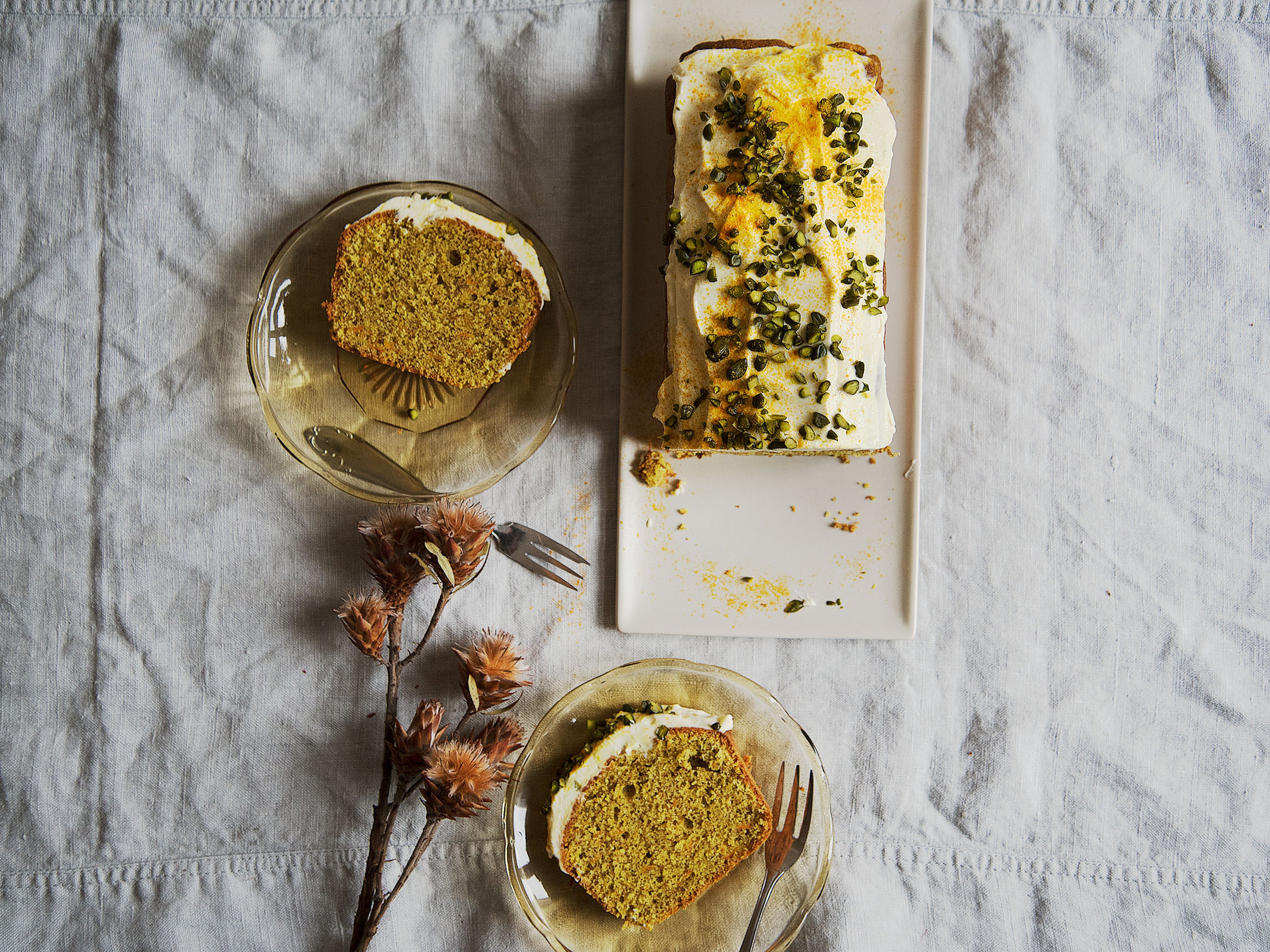 Frühstückskuchen mit Kurkuma