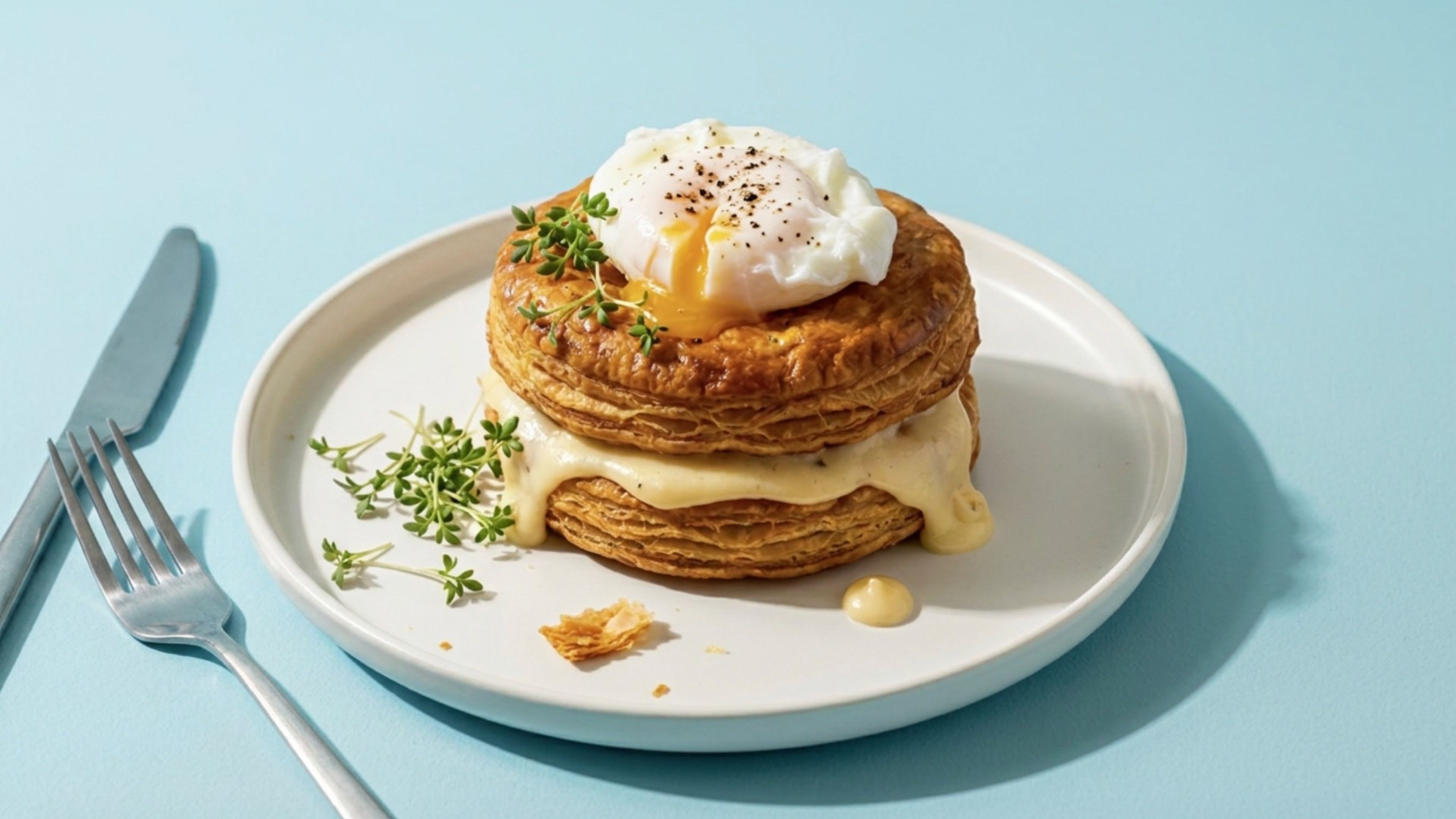 Gebackene Eier Napoleon für ein entspanntes Wochenendfrühstück