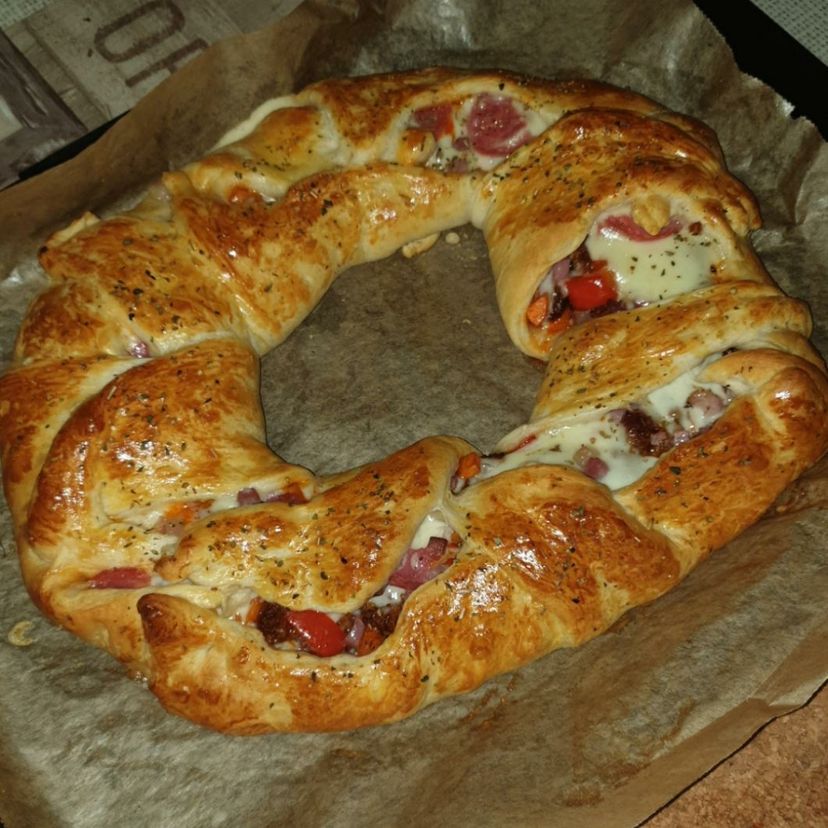 deftiger Croissant Kranz