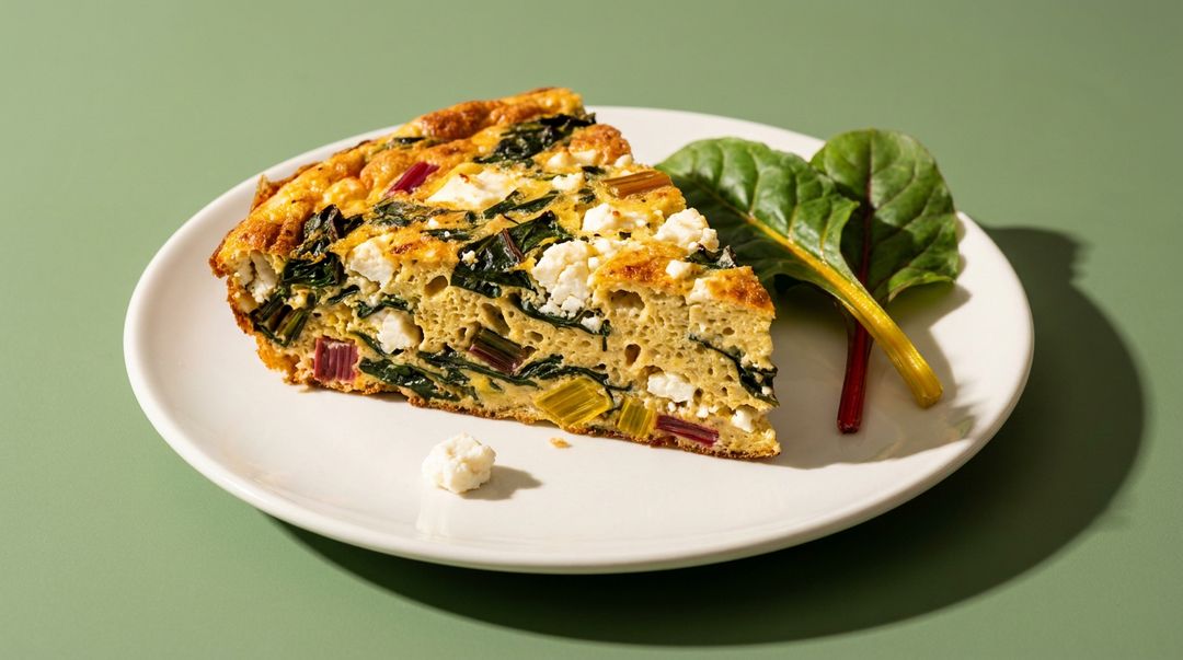 Schnelle Mangold-Frittata mit Feta für den perfekten Start in den Tag