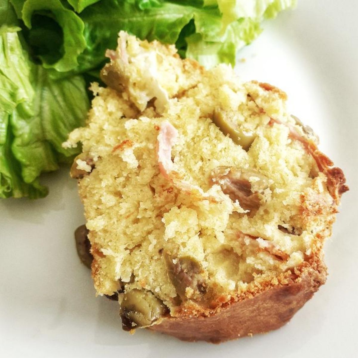 Olive, cheese and ham cake Recipe Kitchen Stories