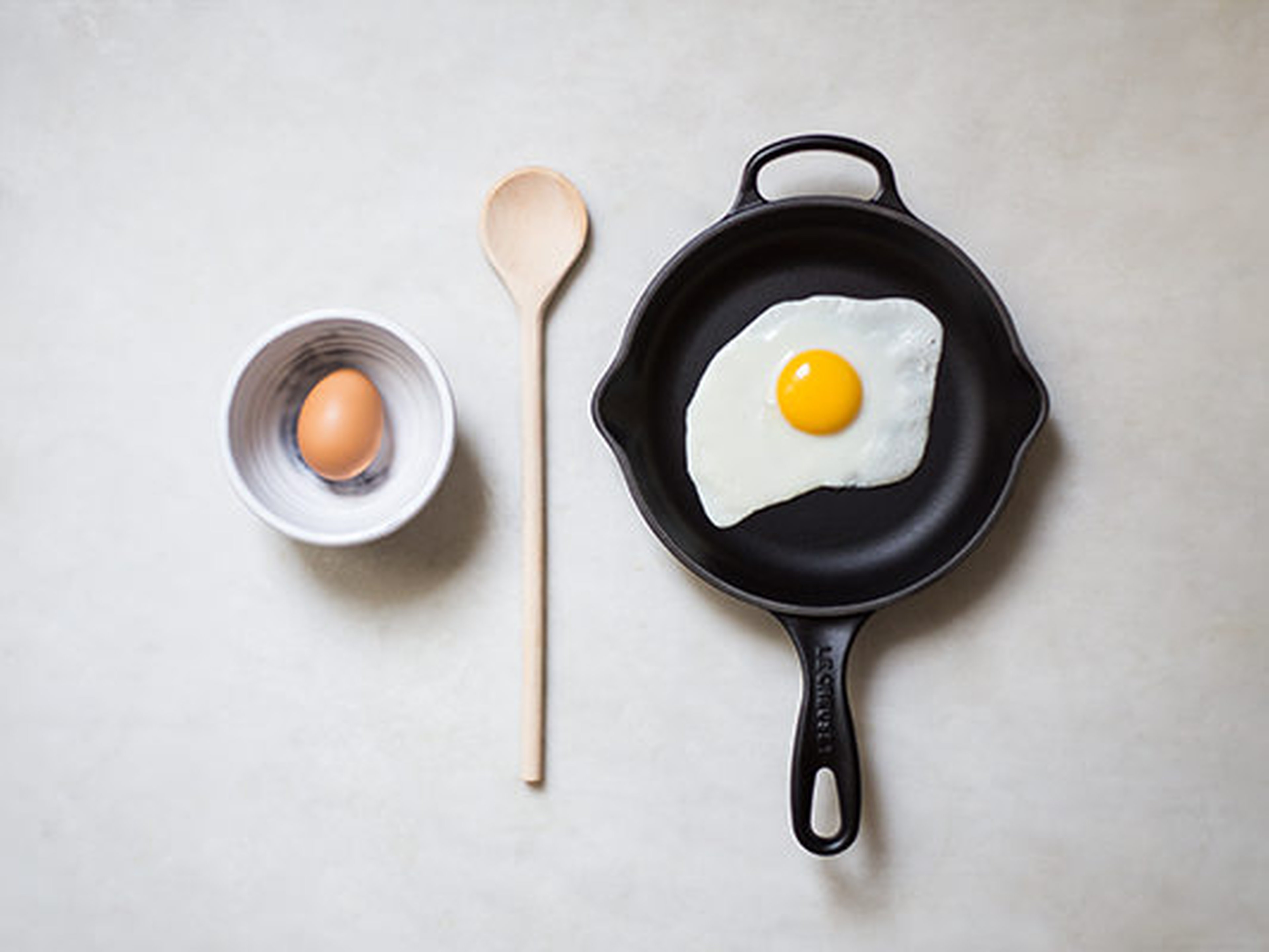 The perfect fried egg