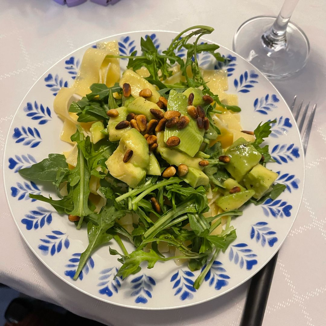 avokado-rucola pasta