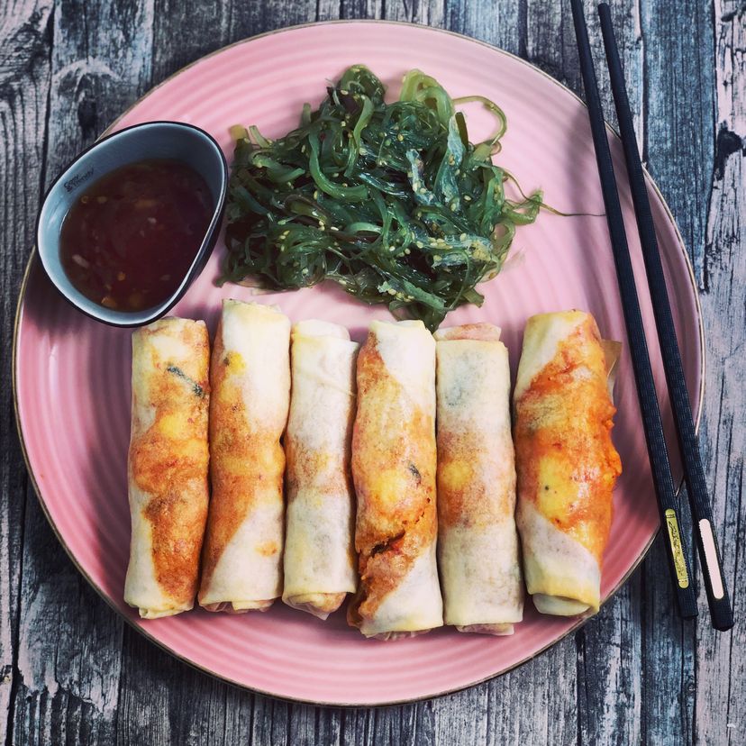 Kimchi Frühlingsrollen