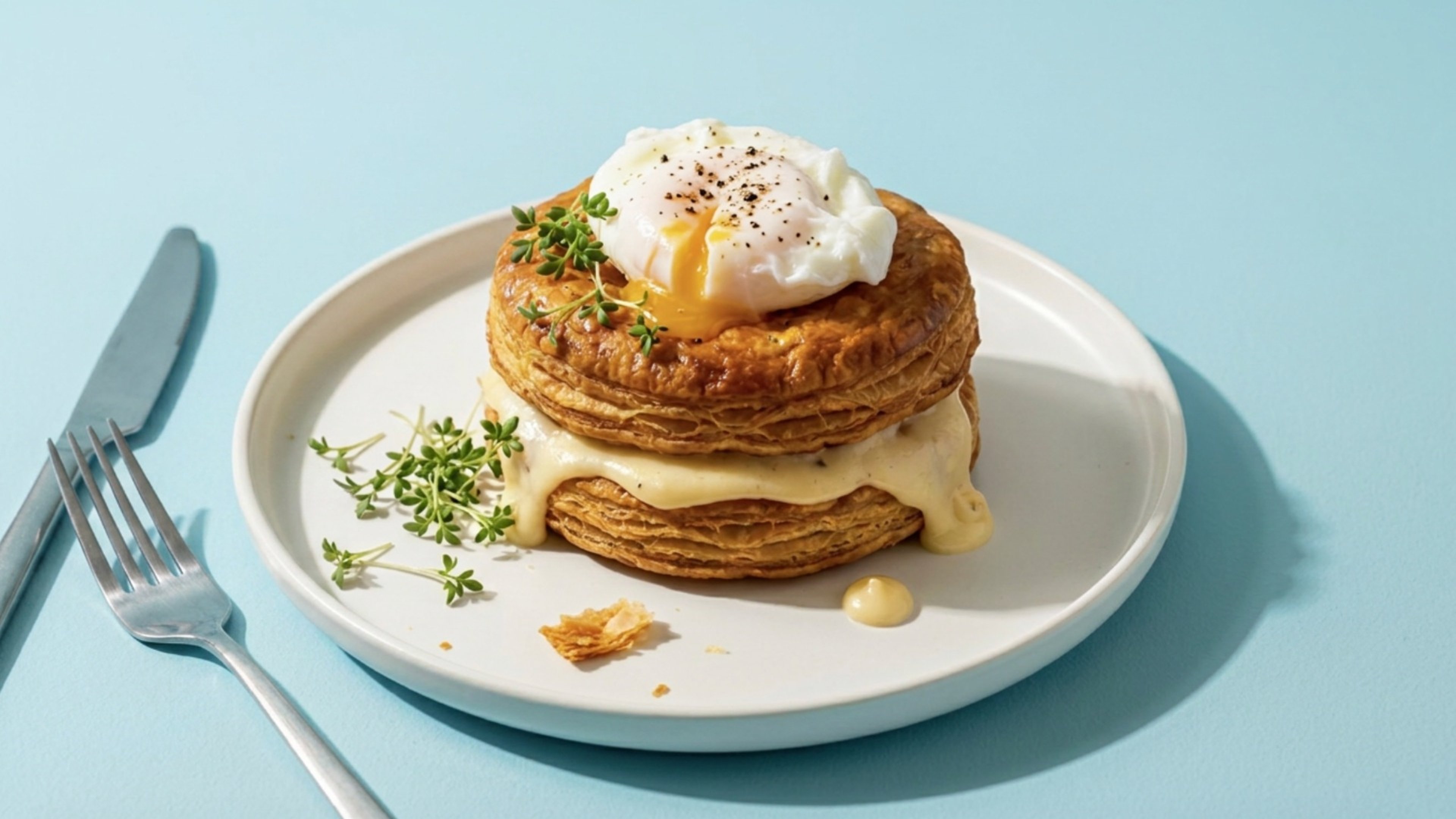 Gebackene Eier Napoleon für ein entspanntes Wochenendfrühstück