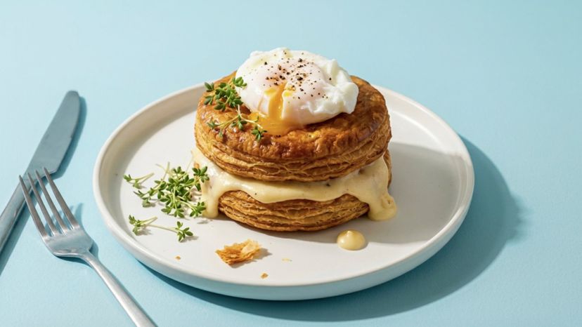 Gebackene Eier Napoleon für ein entspanntes Wochenendfrühstück