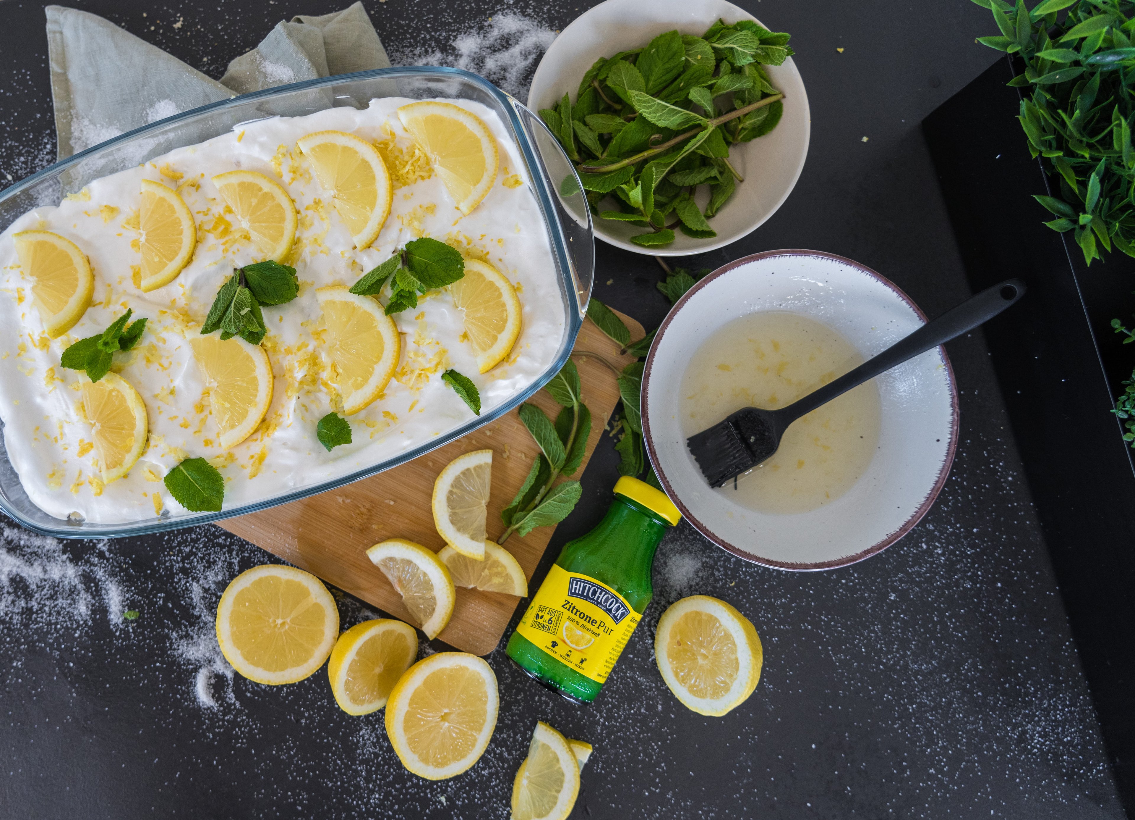 Veganes Zitronen-Tiramisu