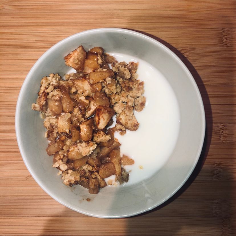 Goodmorning apple crumble