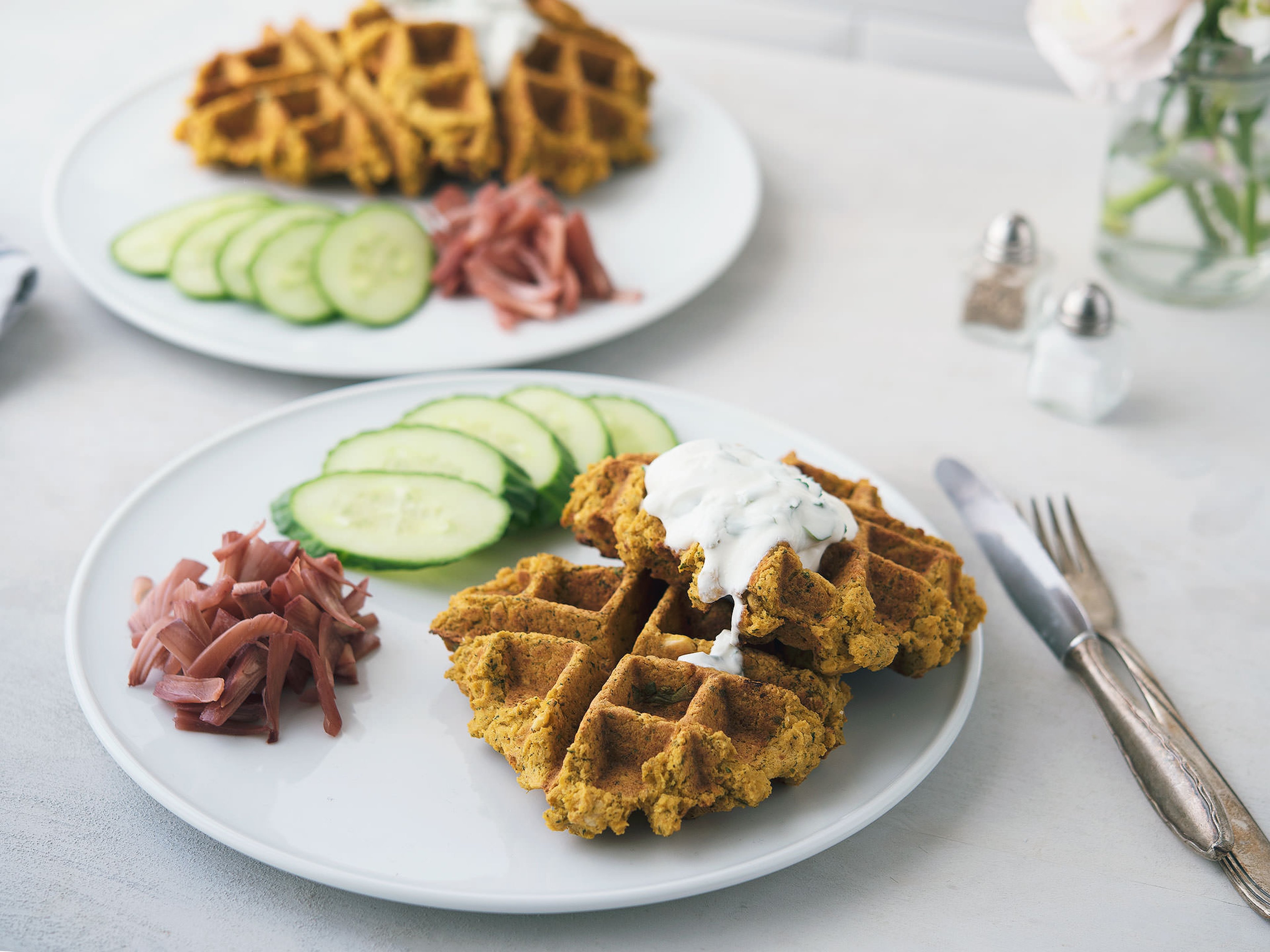 Falafel Waffeln