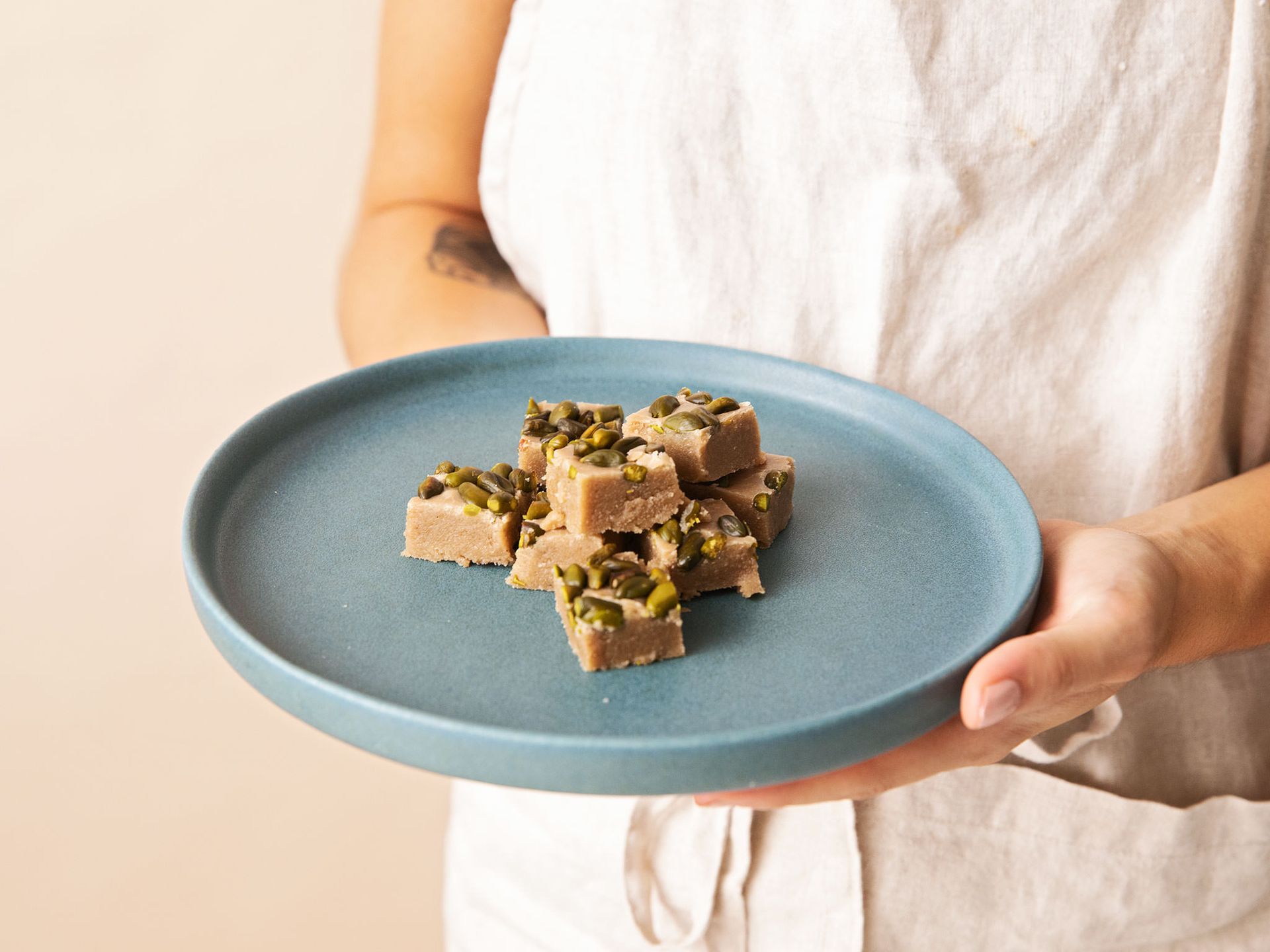 3-ingredient pistachio halva