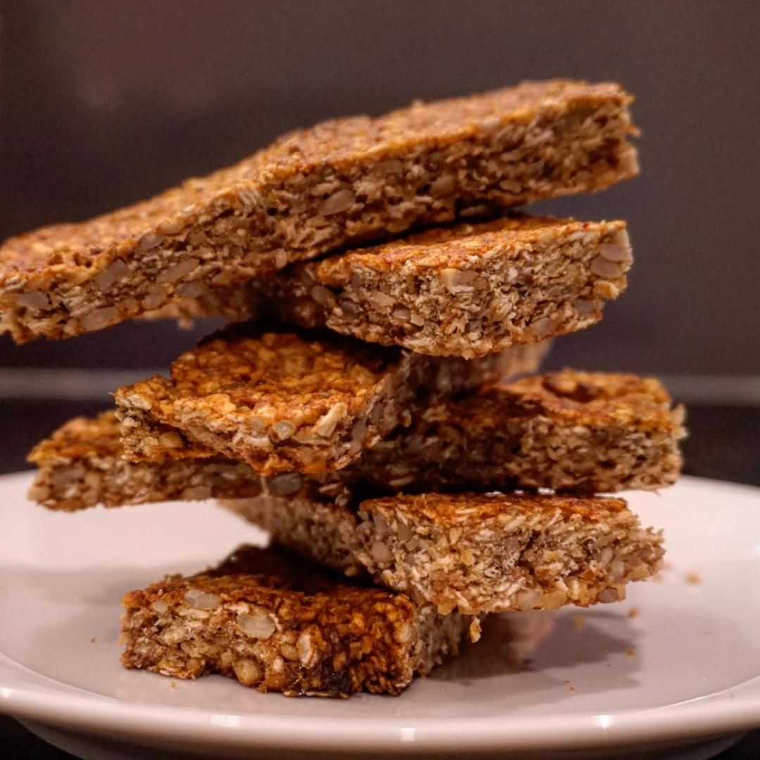 Vegan, refined sugar-free granola bars