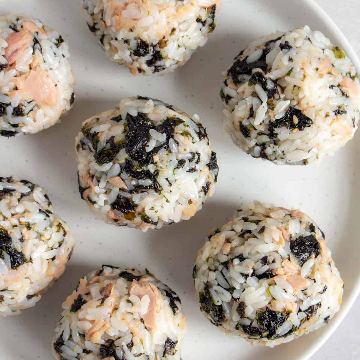 Low-Cal Mentai Rice Ball | Recipe | Kitchen Stories