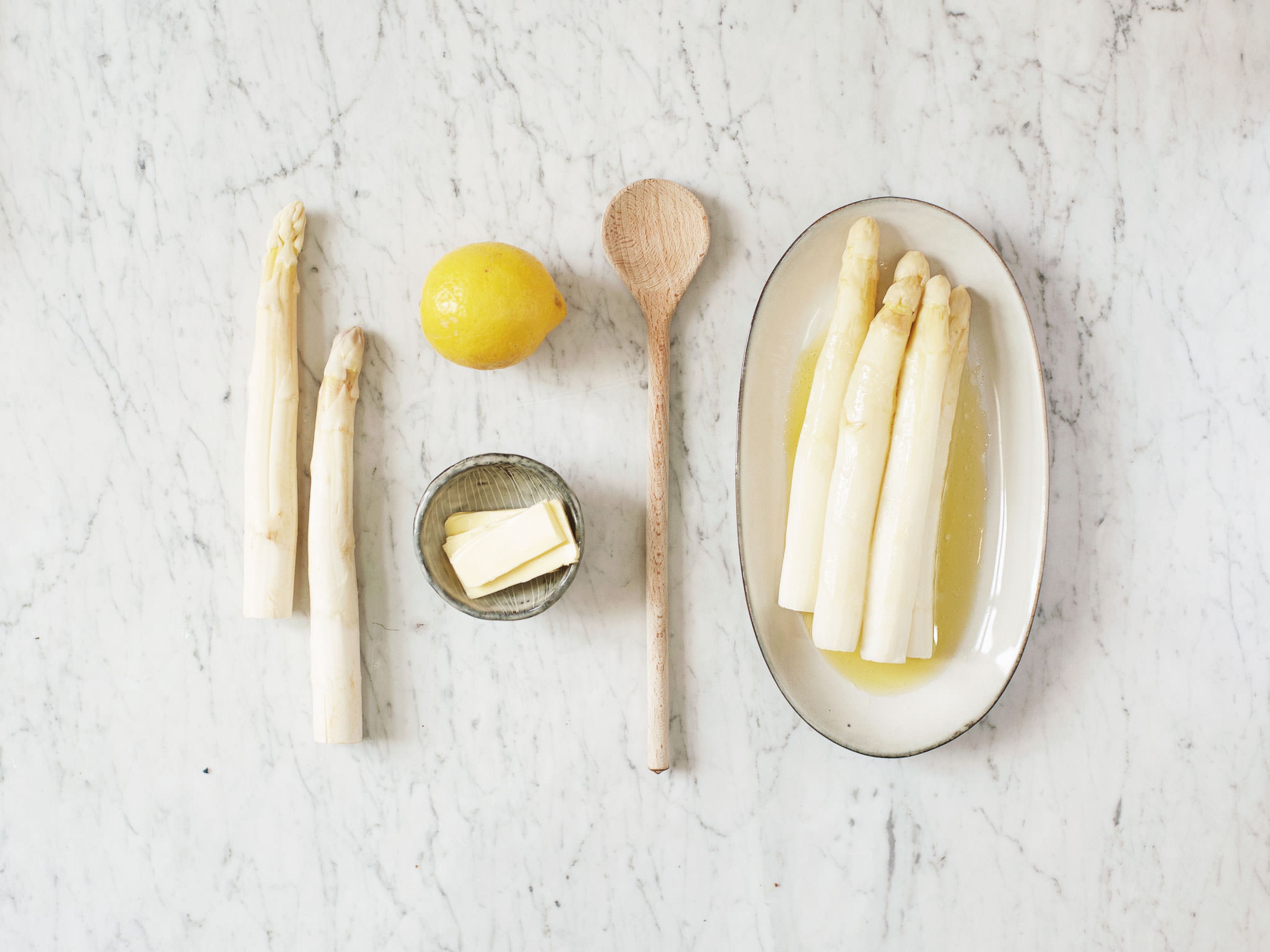 How to prepare white asparagus
