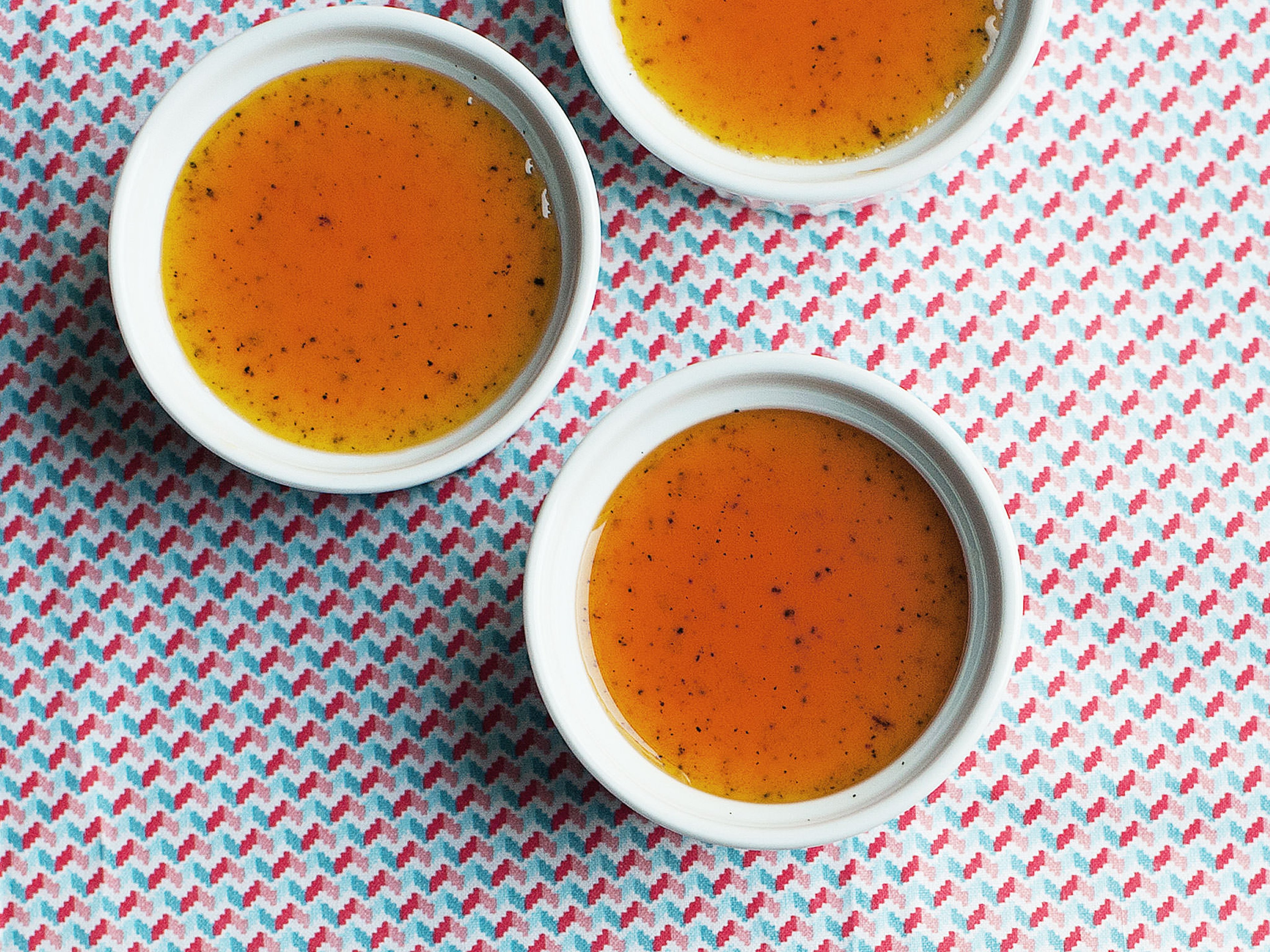 Crema Catalana with salted caramel sauce