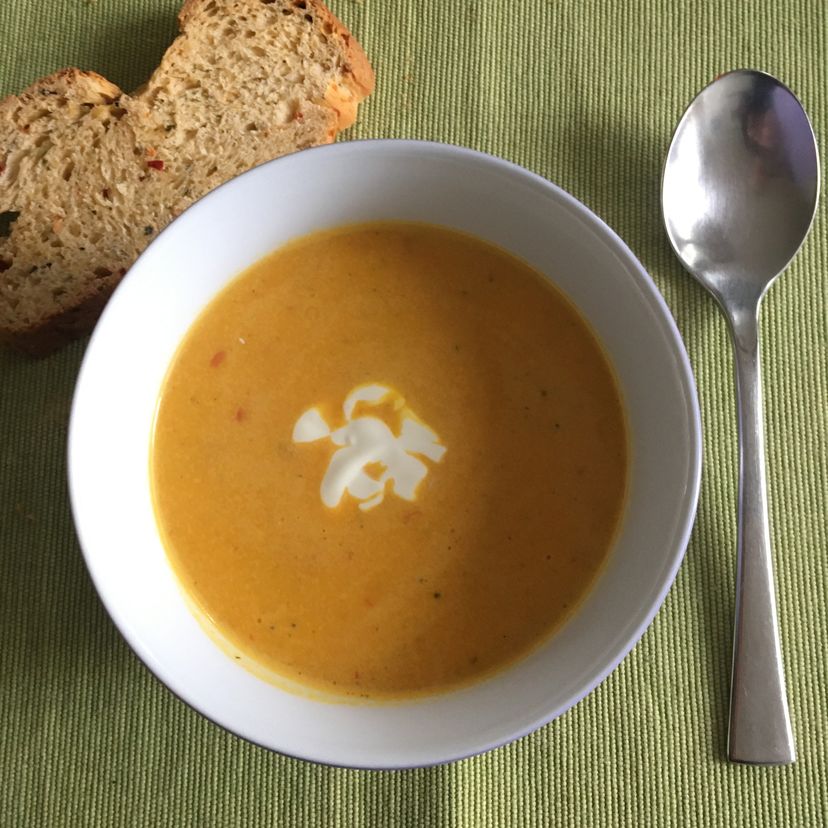 Pikante Kürbissuppe