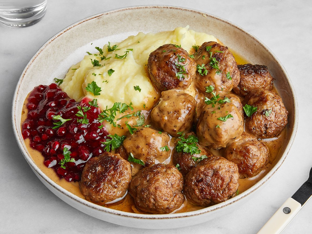 Schwedische K ttbullar Aus Sebastians Kindheit Rezept Kitchen Stories
