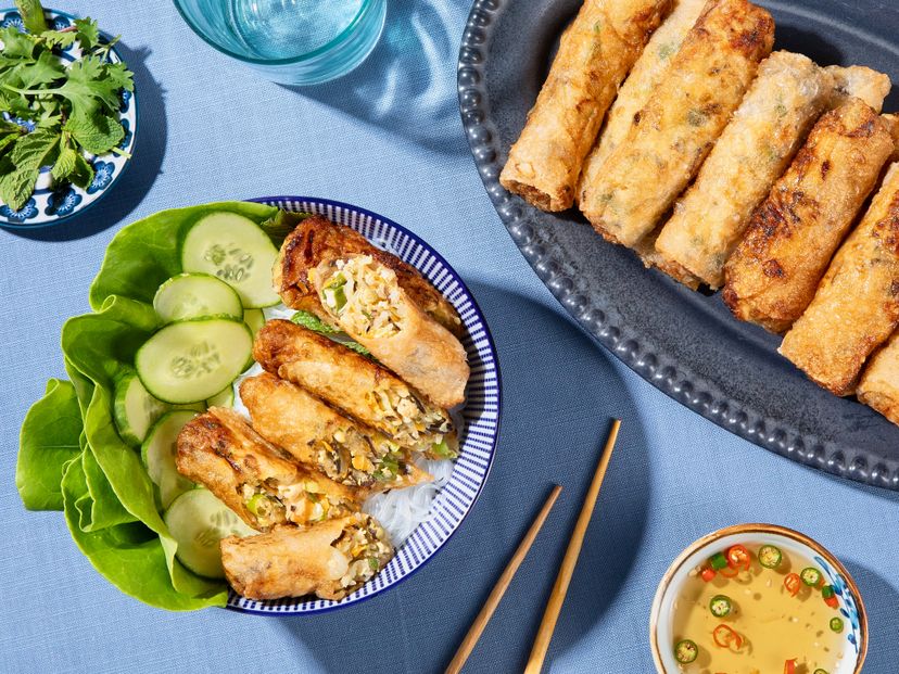 Vegetarian vietnamese spring rolls