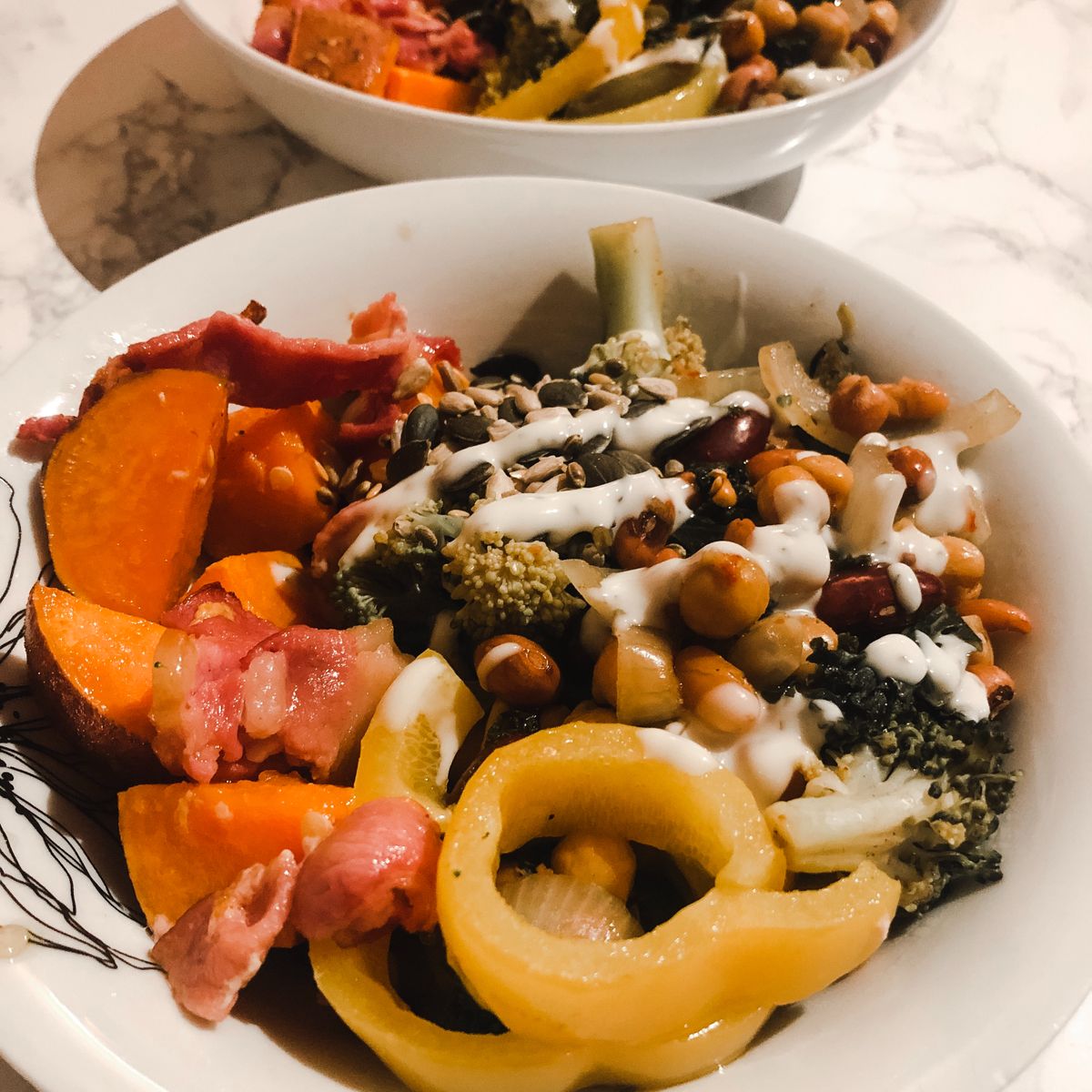 Bacon Buddha Bowl | Recipe | Kitchen Stories