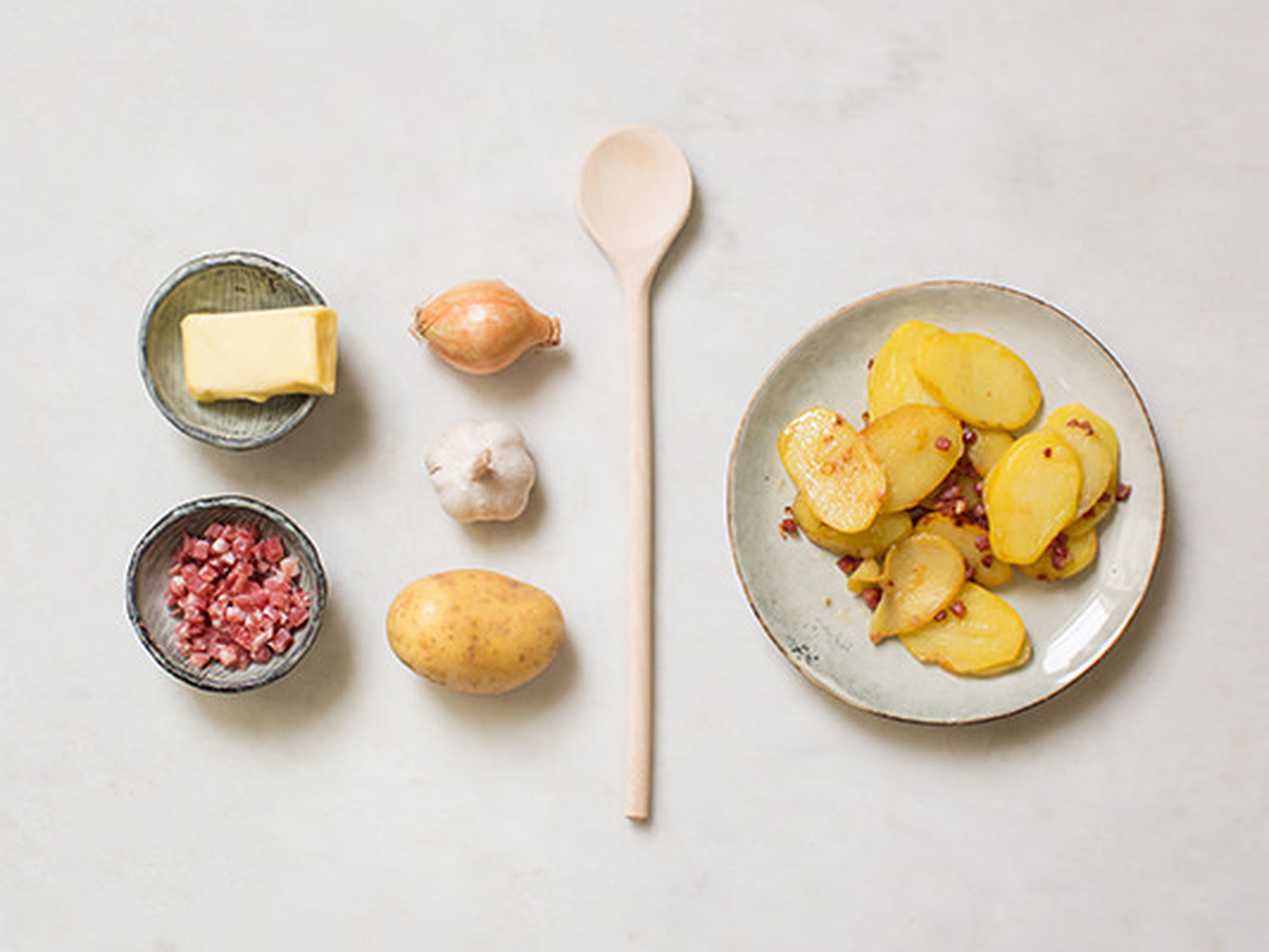 Simple fried potatoes