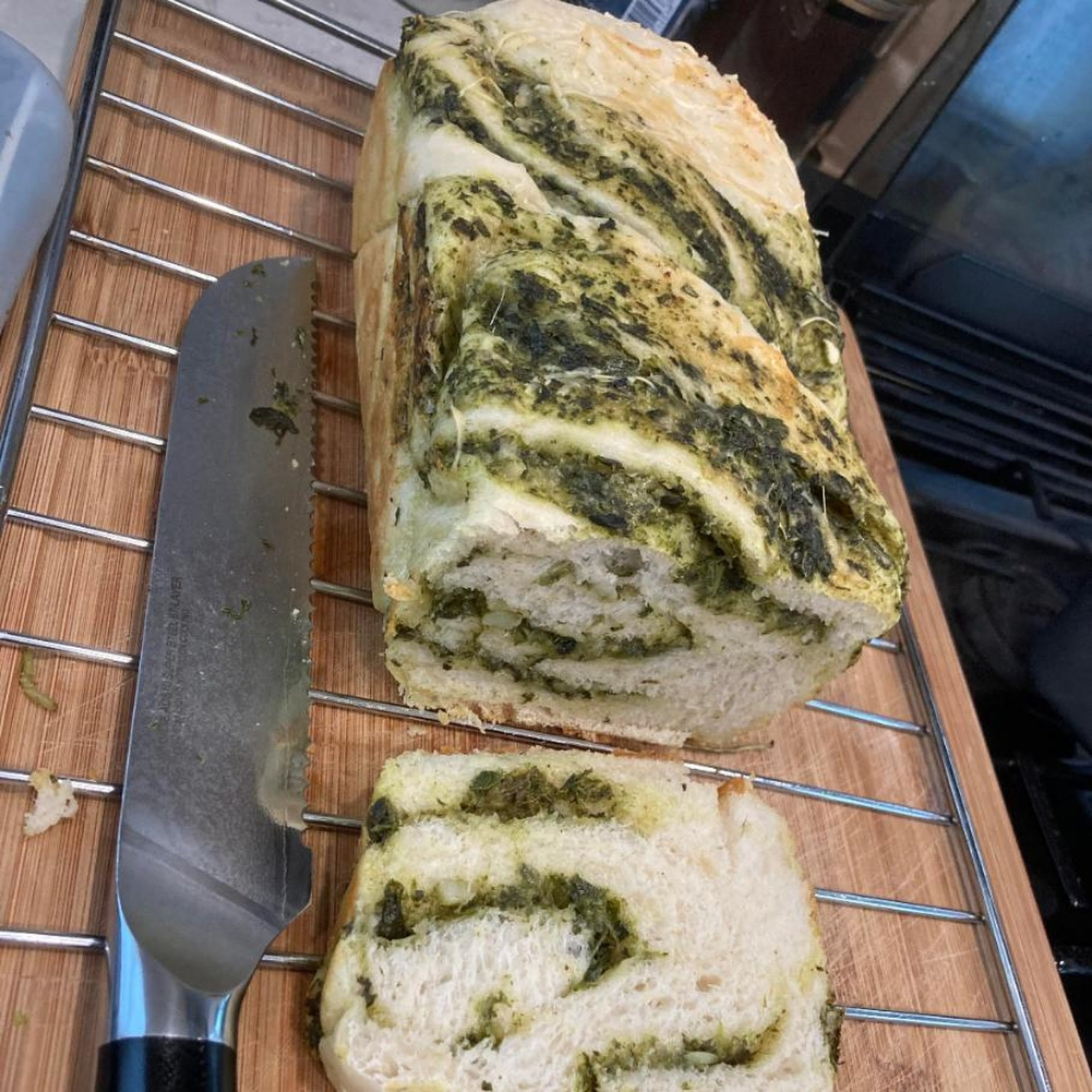 Braided Pesto Bread