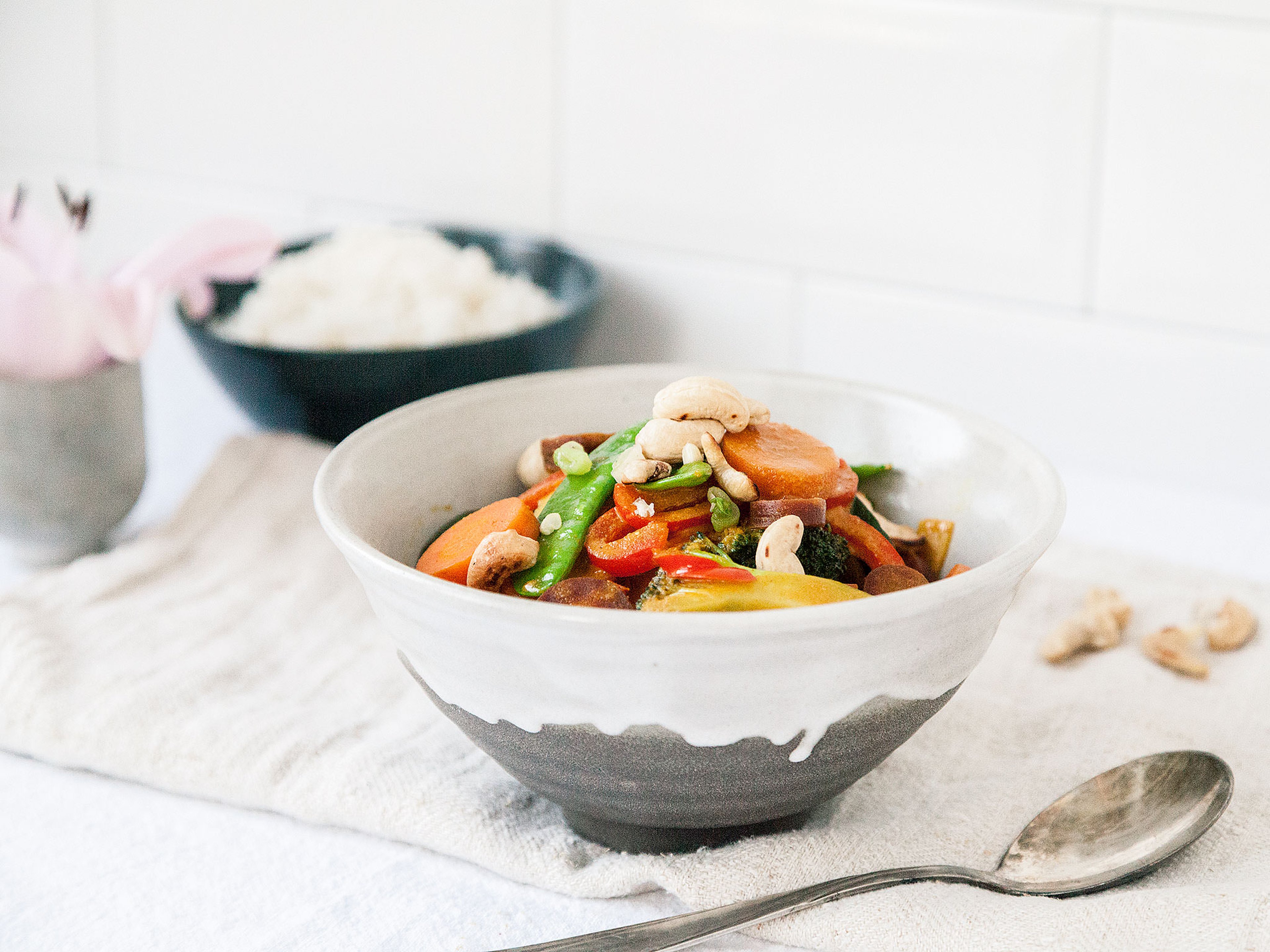 Veggie coconut curry