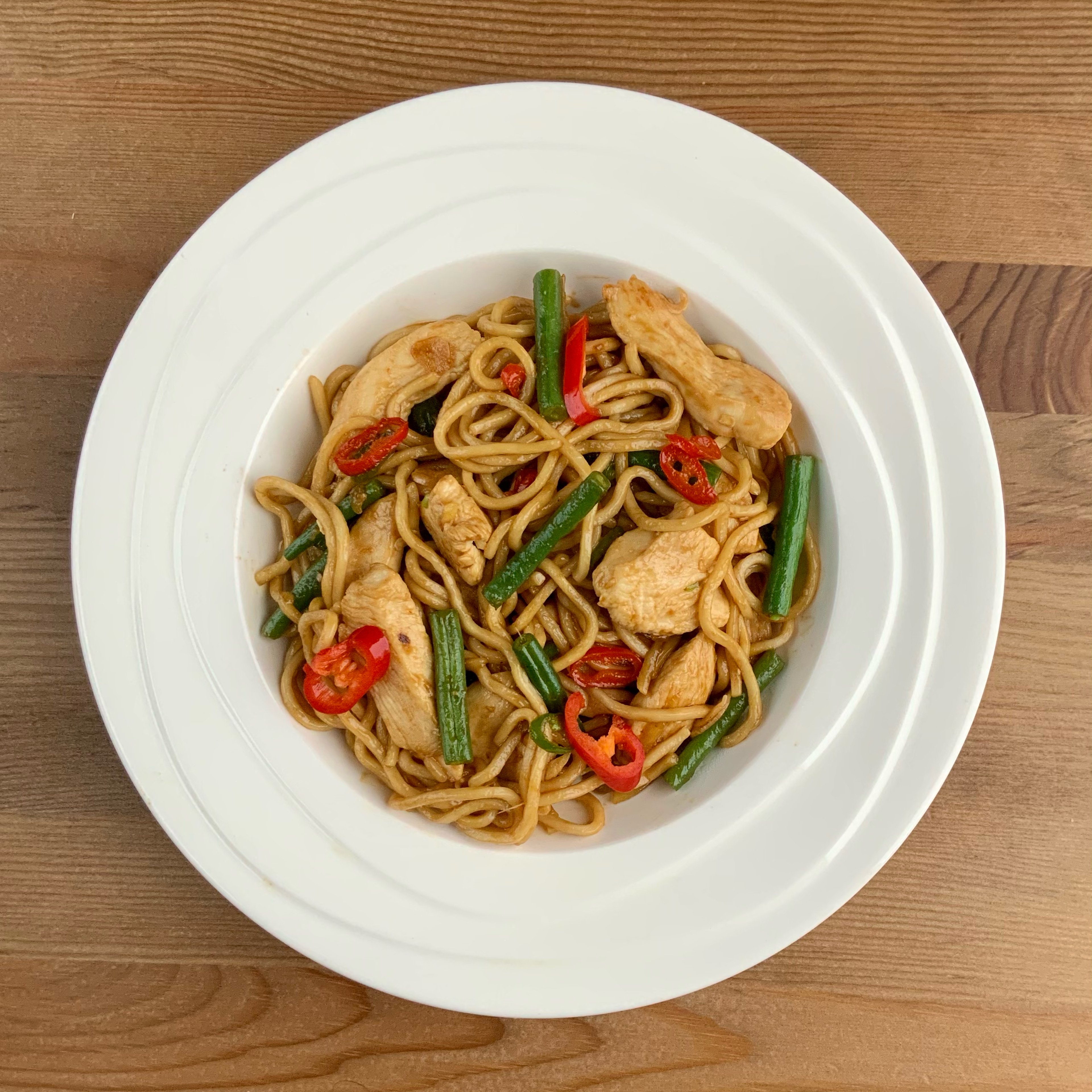 Ginger Chicken & Fine Bean Noodles