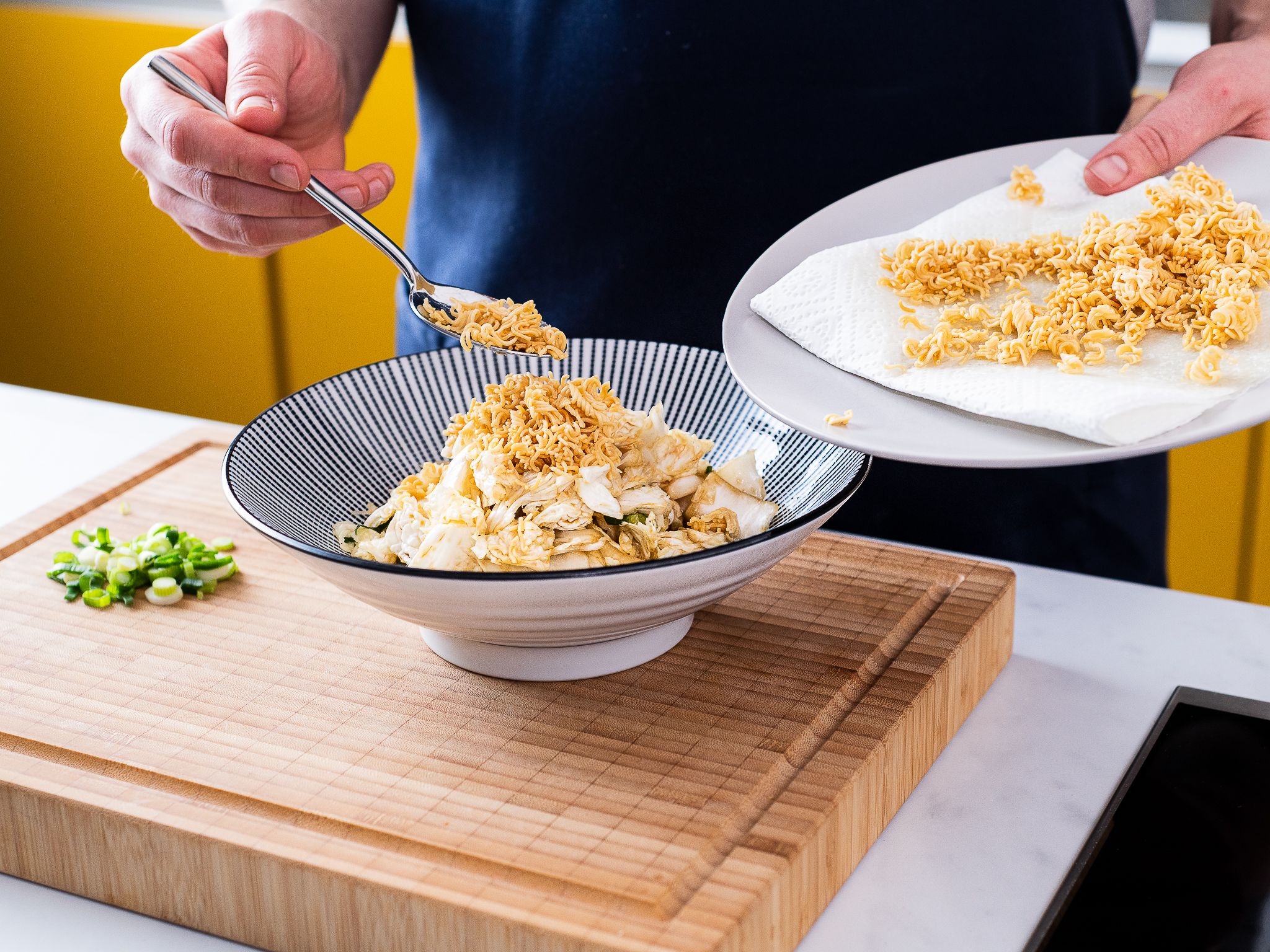 Napa Cabbage Salad With Ramen Noodles Recipe Kitchen Stories   R1997 Photo Step 004 