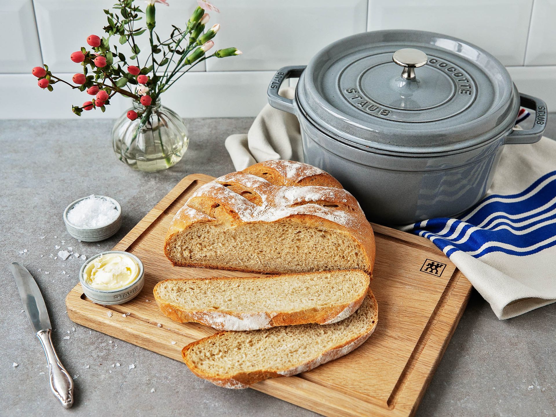 Einfaches Pain de Campagne (Französisches Landbrot) | Rezept | Kitchen ...