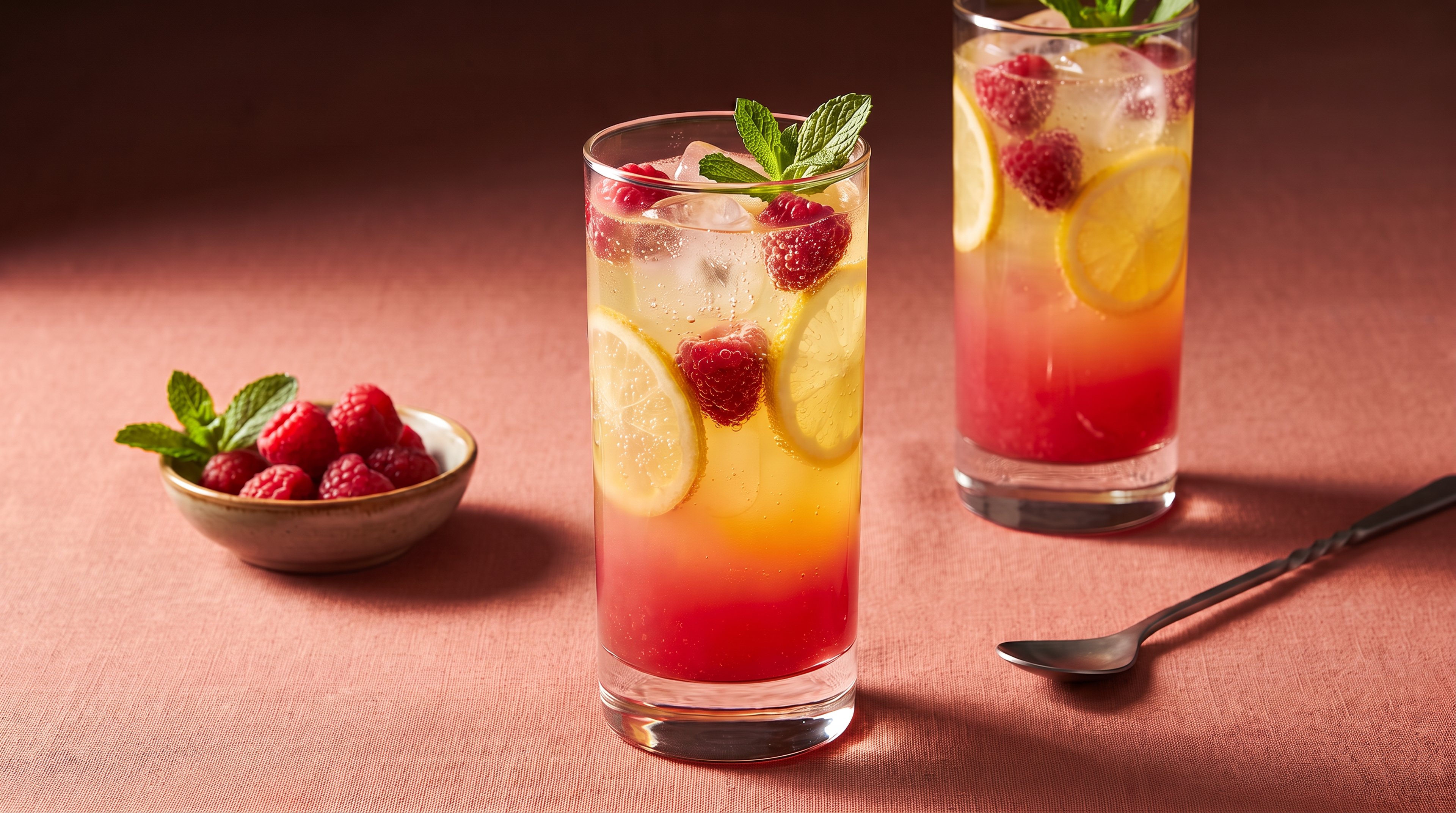 Himbeer-Limoncello für laue Sommerabende