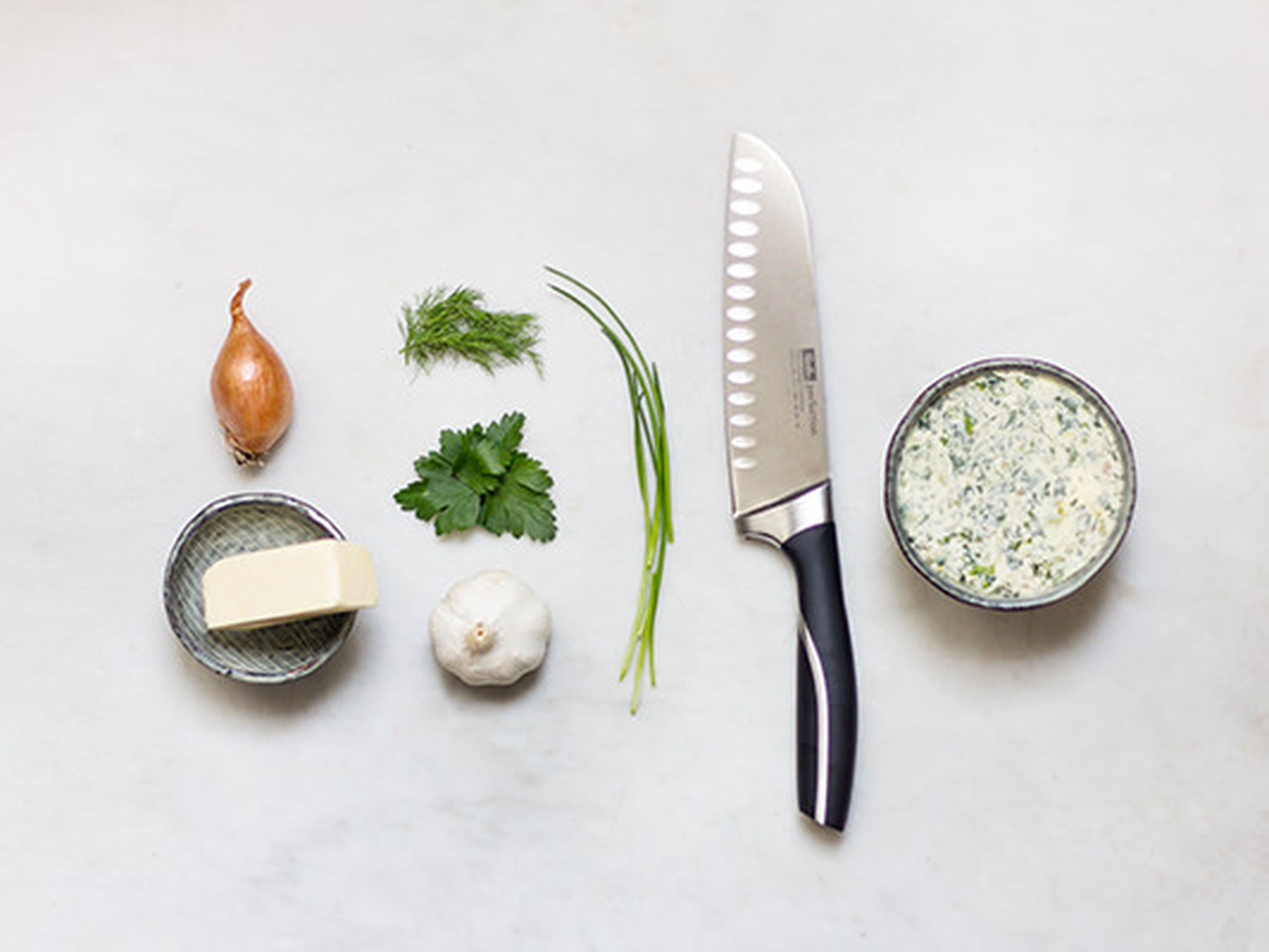 Homemade herb butter